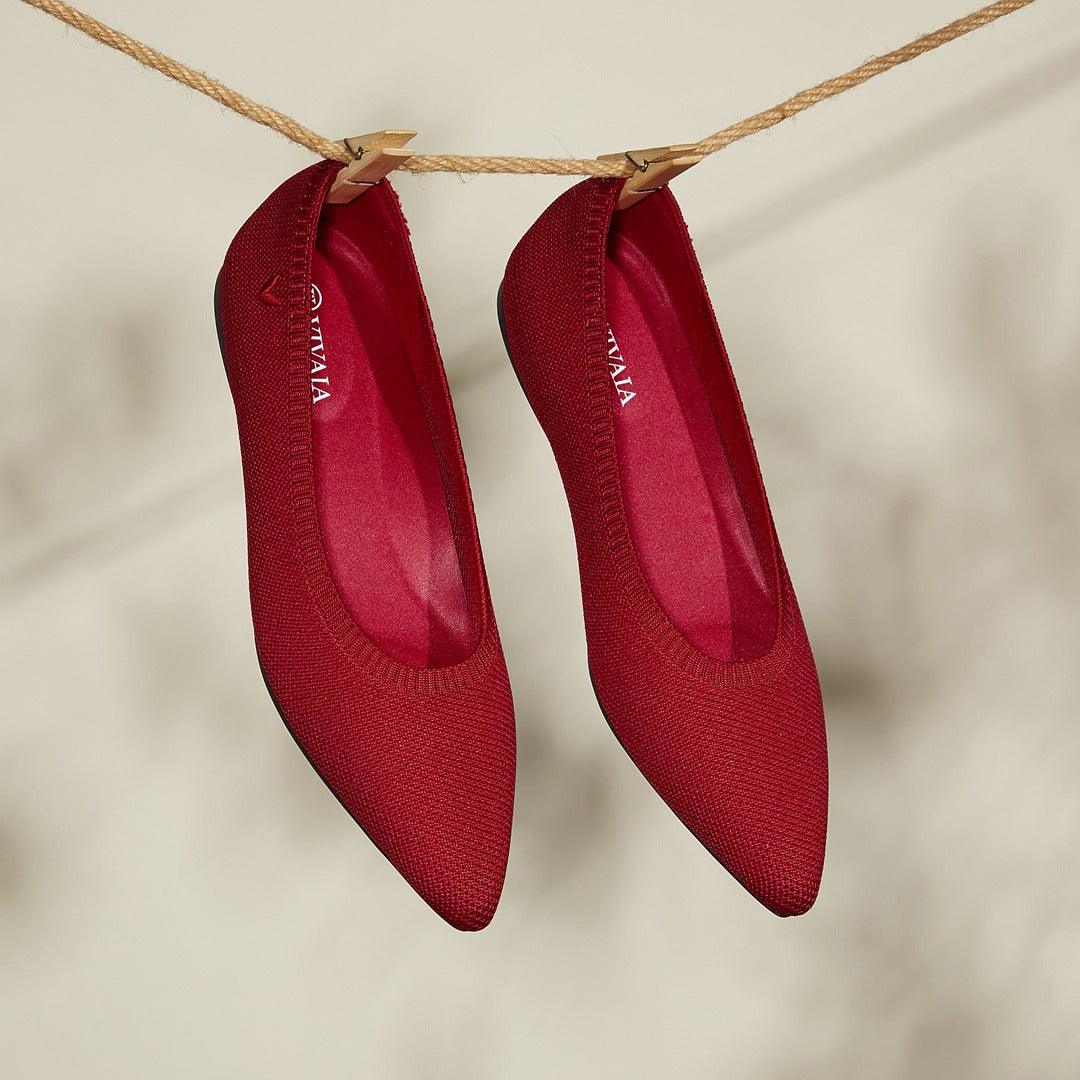 [Aria 5°] ポインテッドトゥ フラットシューズ