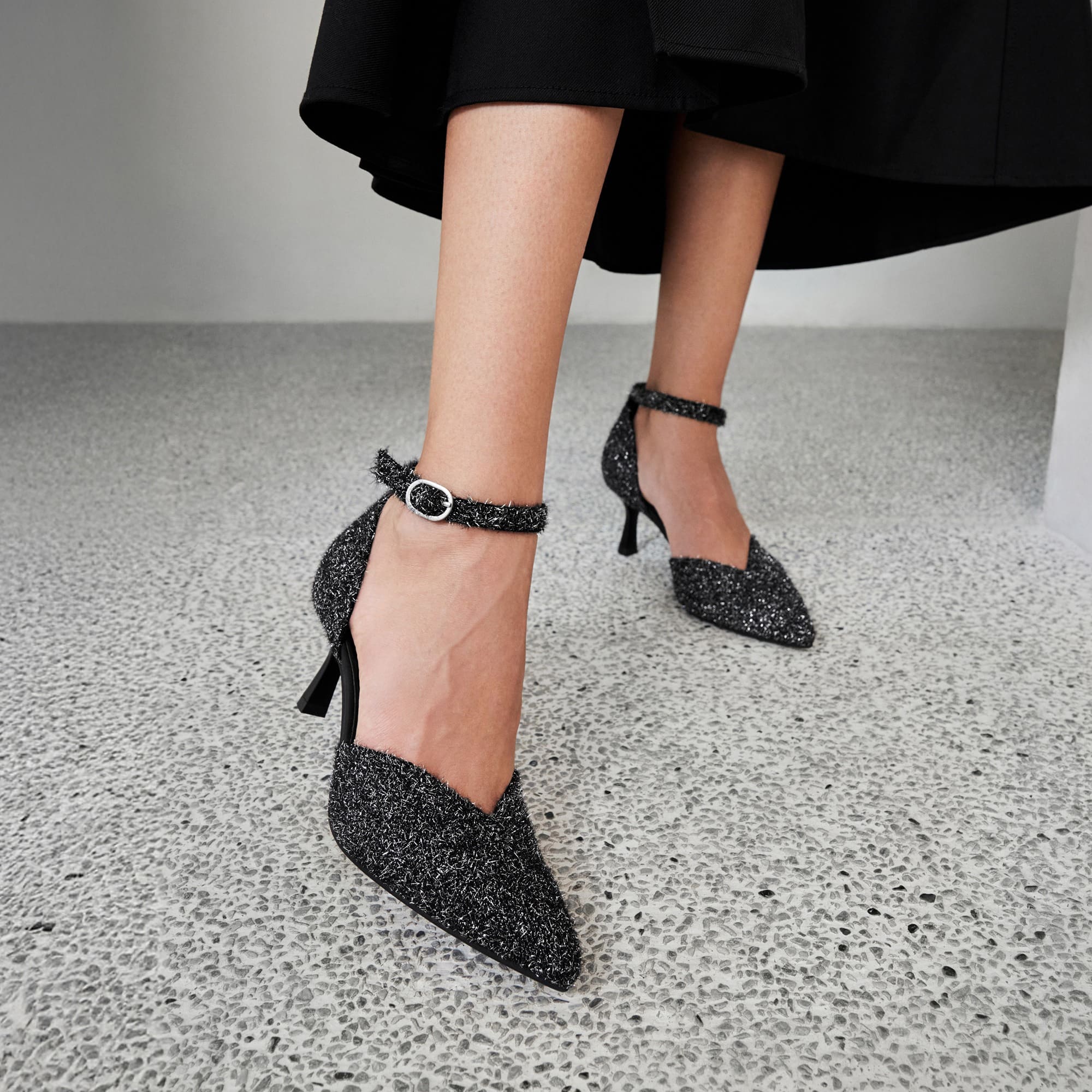 [Arabella] ポインテッドトゥ スティレットヒール