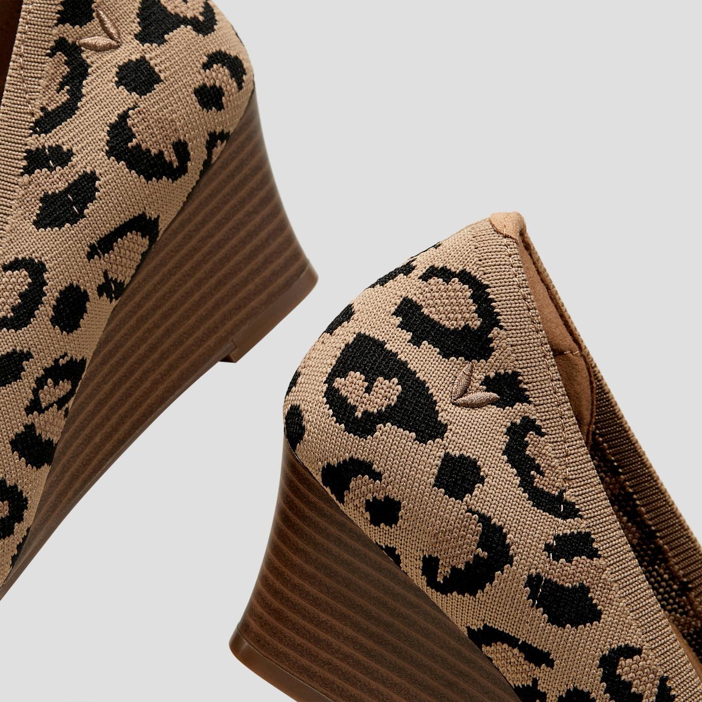 [Margot Wedge Pro] スクエアトゥ ウェッジヒール パンプス