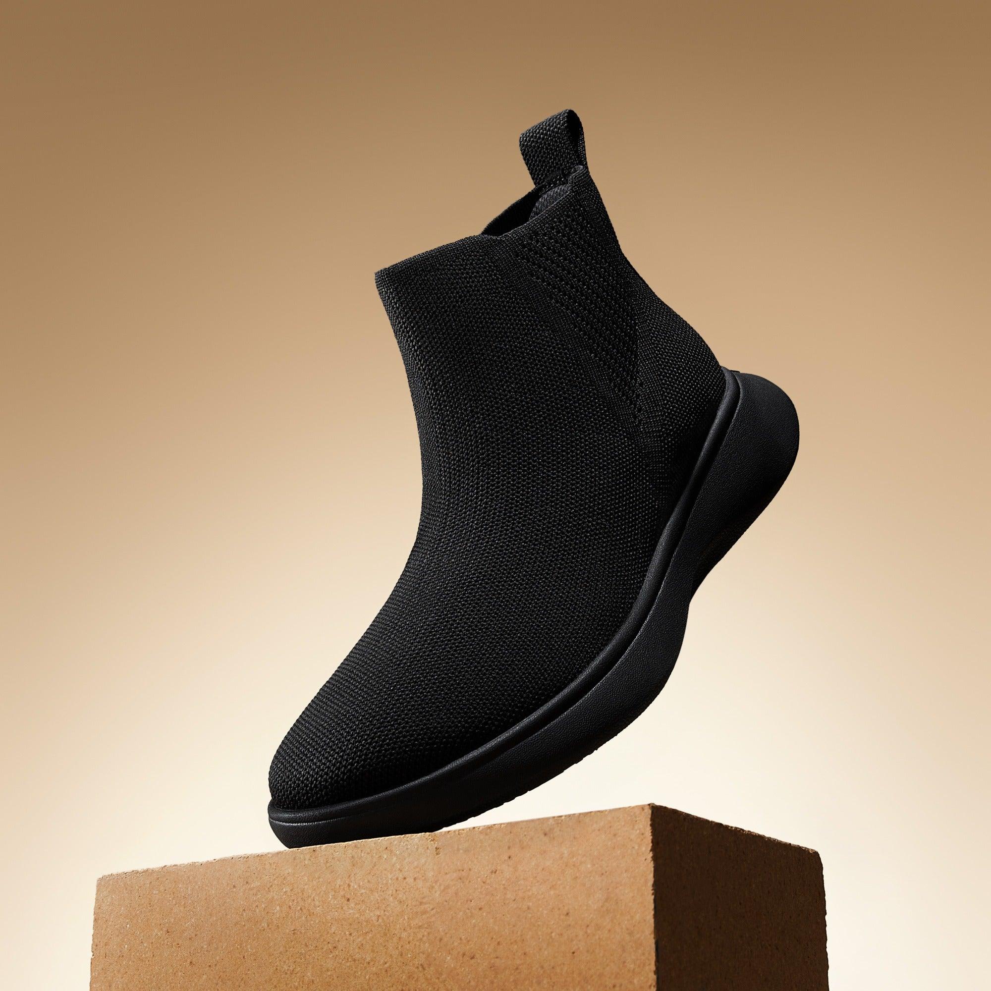 [Urban Boots] ユニセックス  撥水加工 スリッポン ショートブーツ