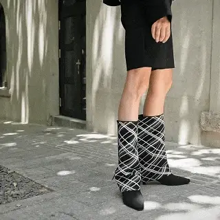 [Rita] 2-in-1 ミッドヒールブーツ