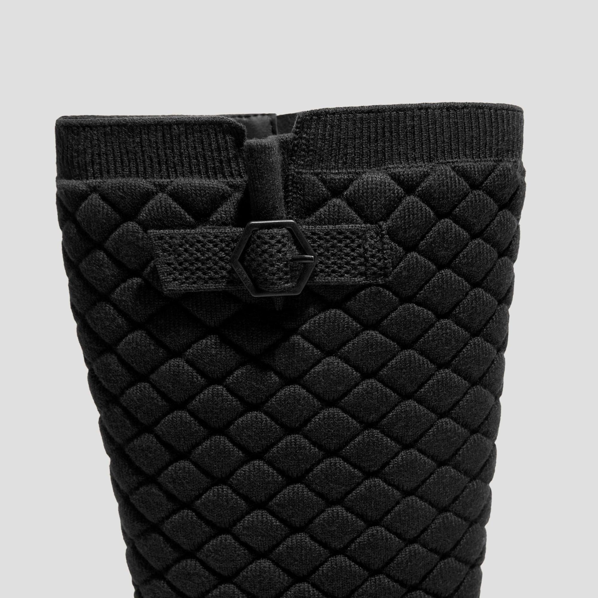 [Faith] ラウンドトゥ 撥水加工 ミッドカーフバイカーブーツ