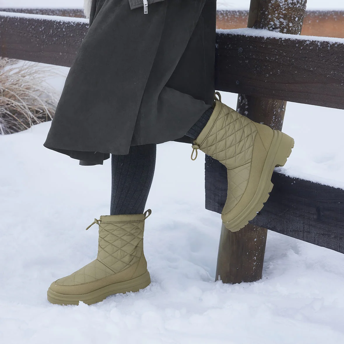 [Theo]防水 PufferTherm(パフサーム)ミドルブーツ