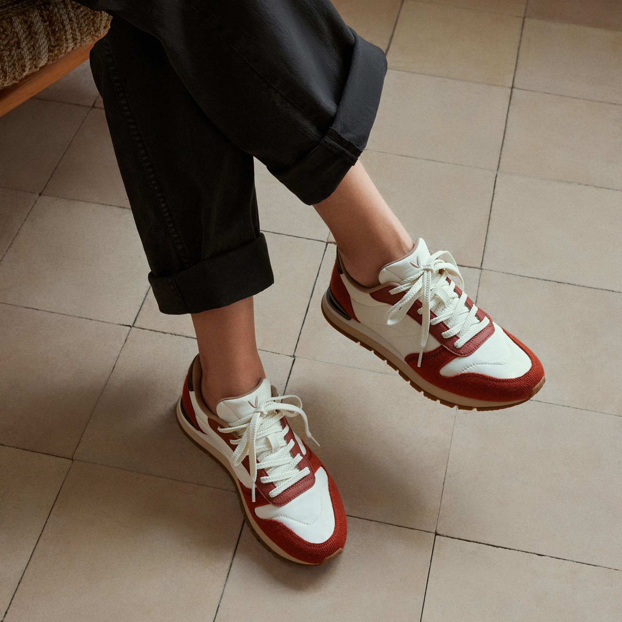 [Allegro] ユニセックス サテン ラックス 撥水加工 スニーカー