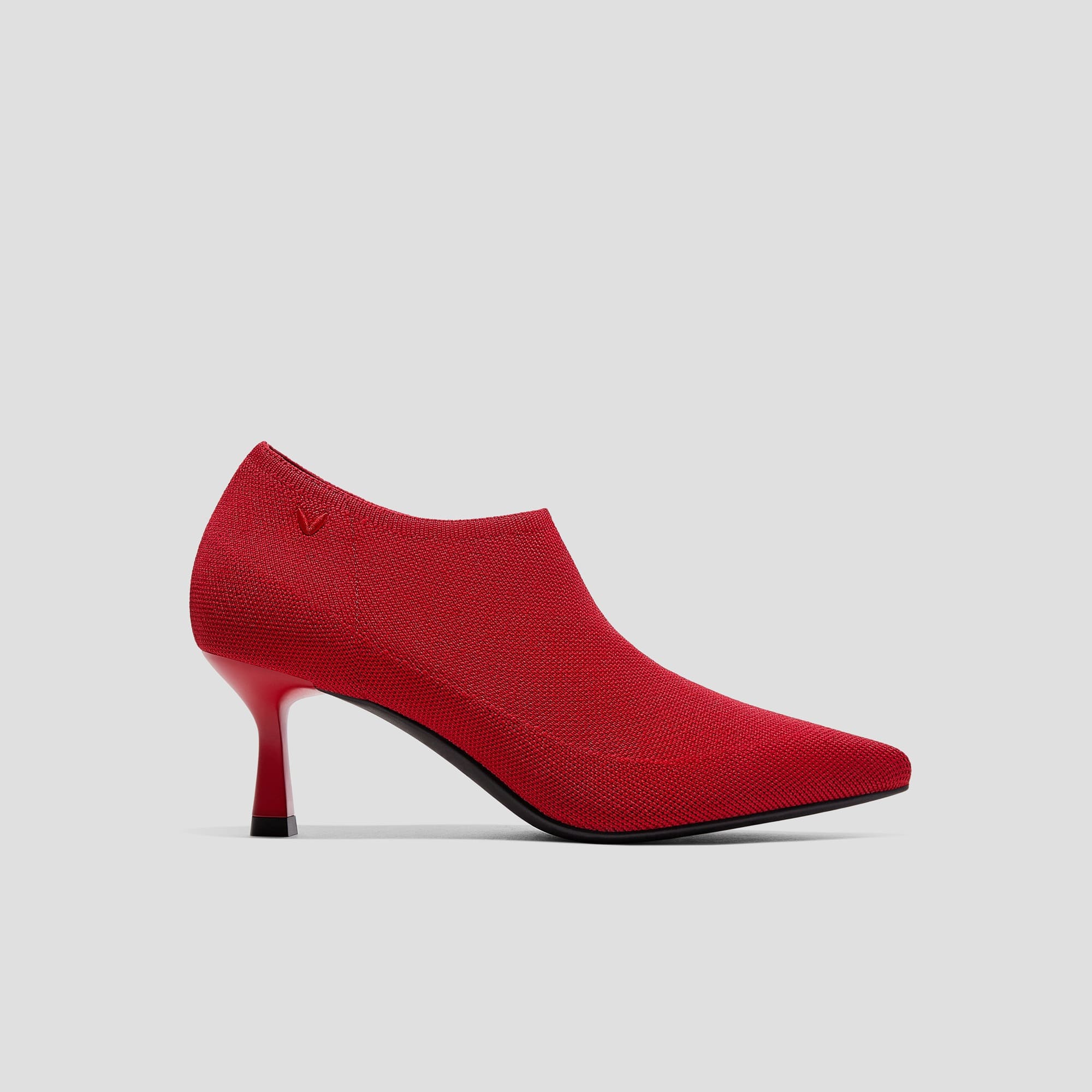 [Alana] ポインテッドトゥ ミッドヒールブーツ