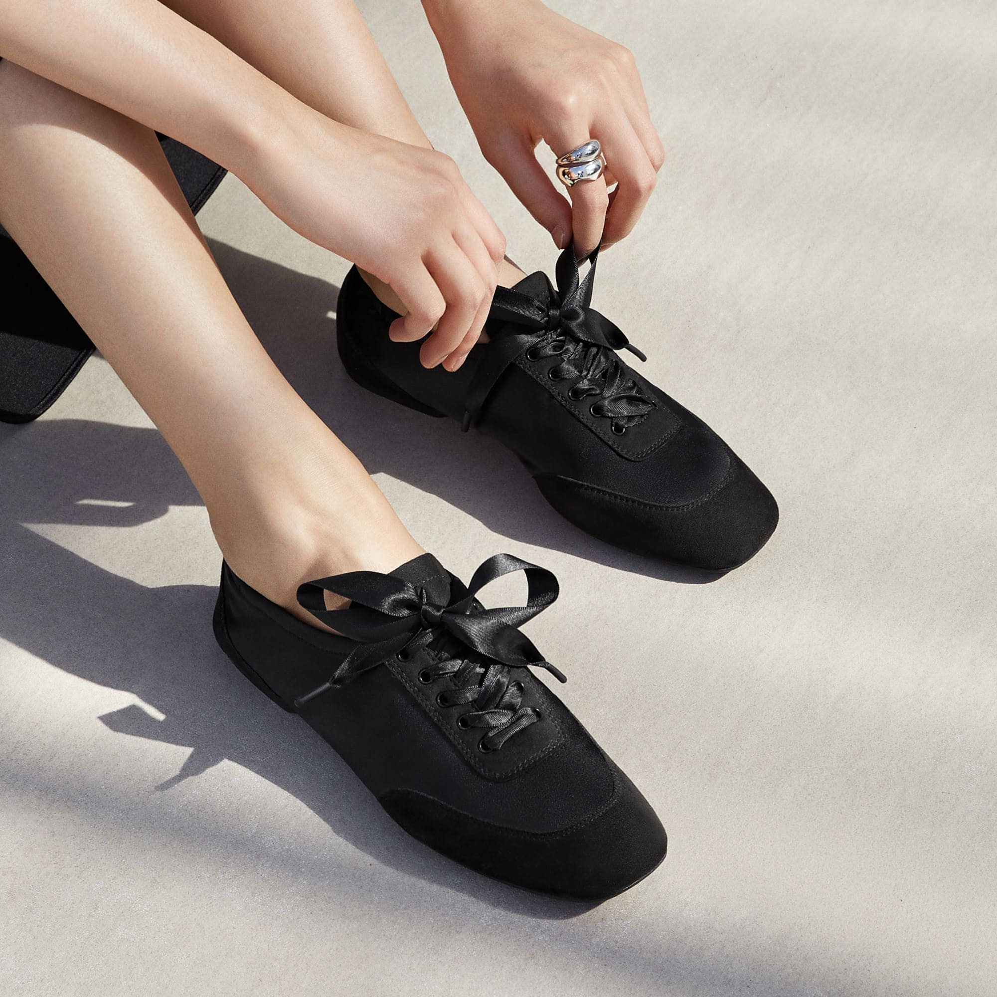 [Cristina Lace] リボン シューレース