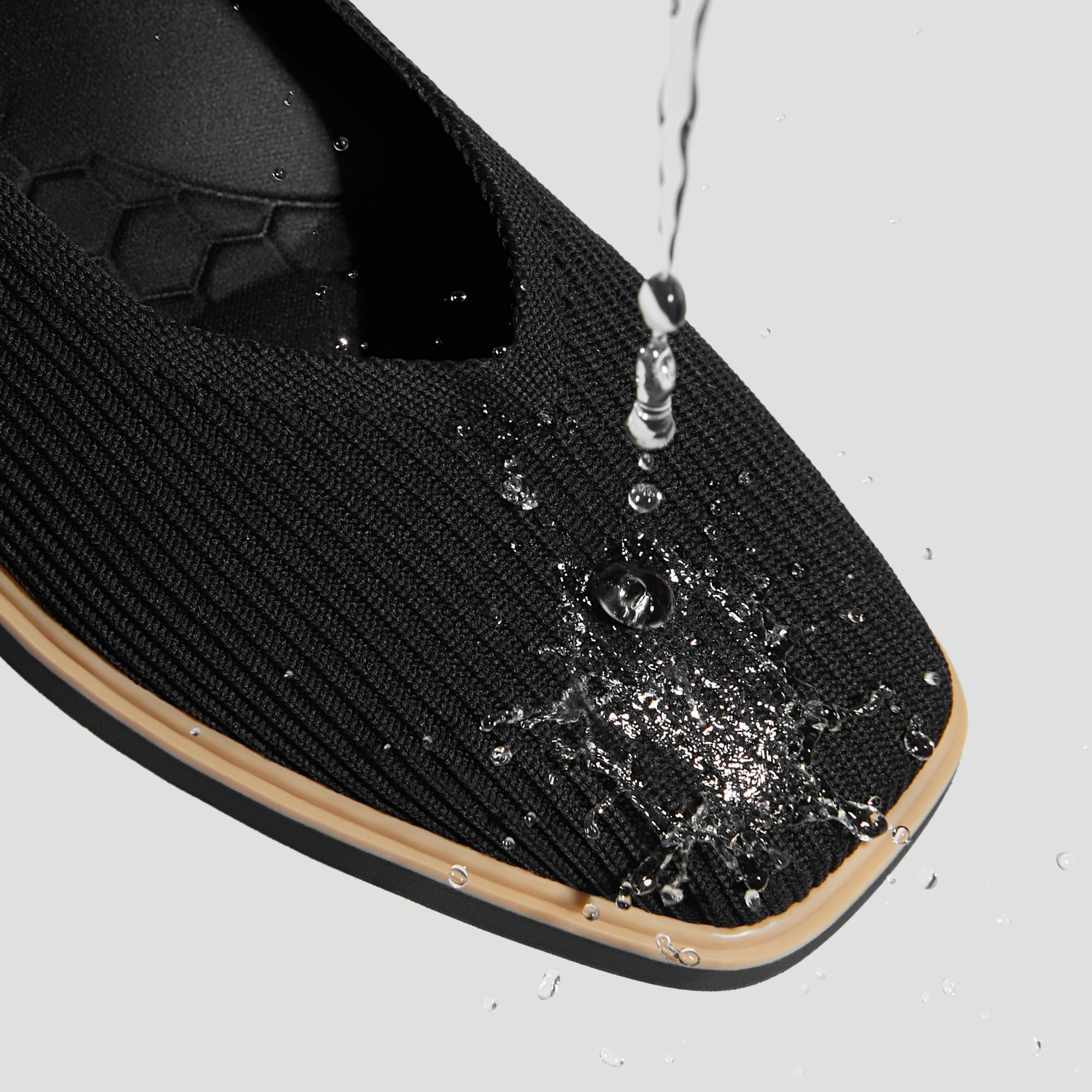 [All-Day Standing Mabel]スクエアトゥ フラット