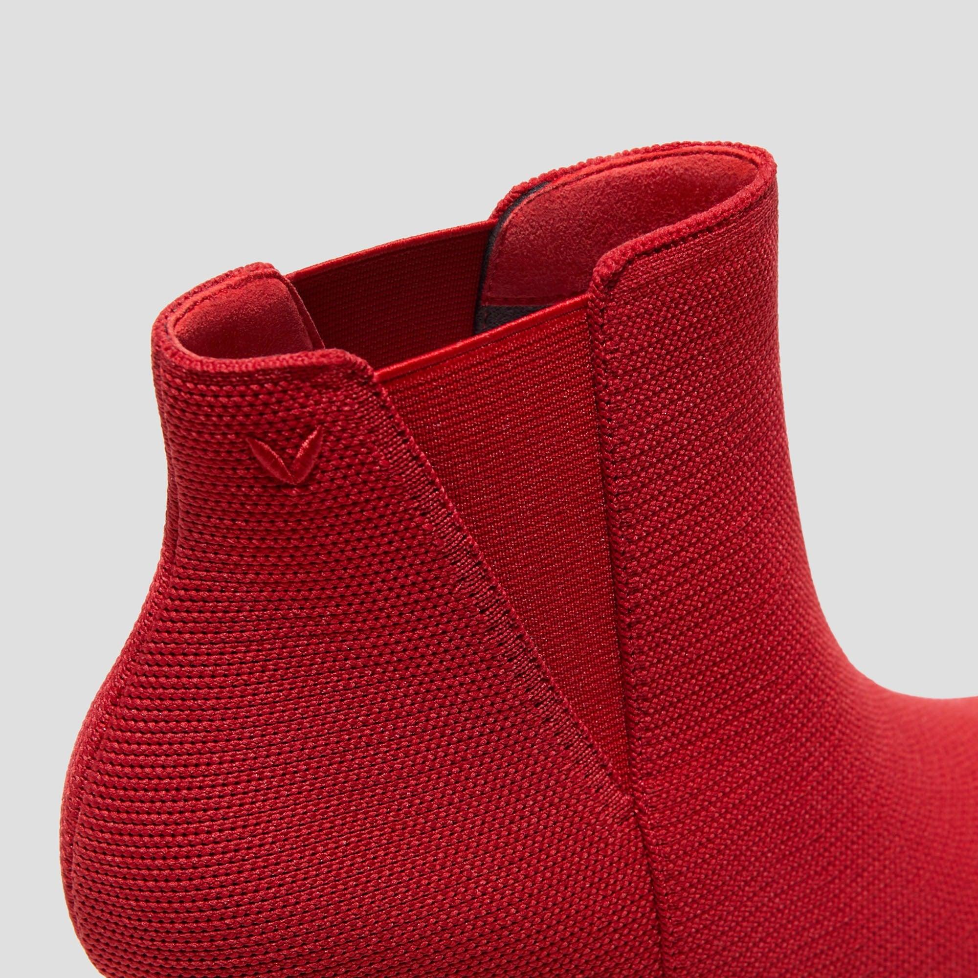 [Alexandra] ポインテッドトゥ 撥水加工 アンクル ヒールブーツ