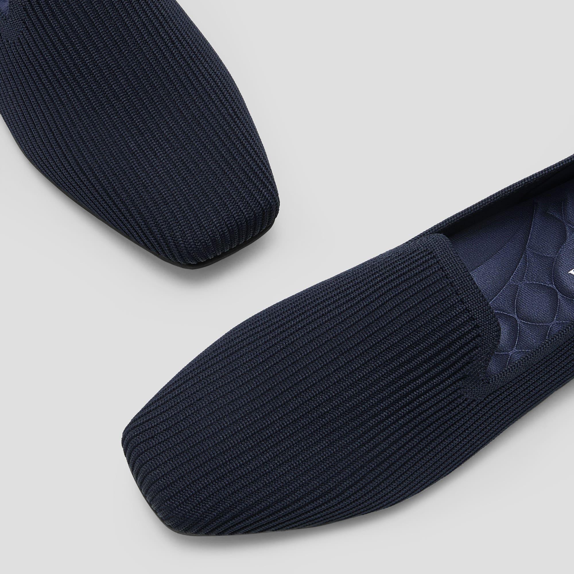 [Samantha Walker] スクエアトゥ 超撥水 軽量厚底 ローファー