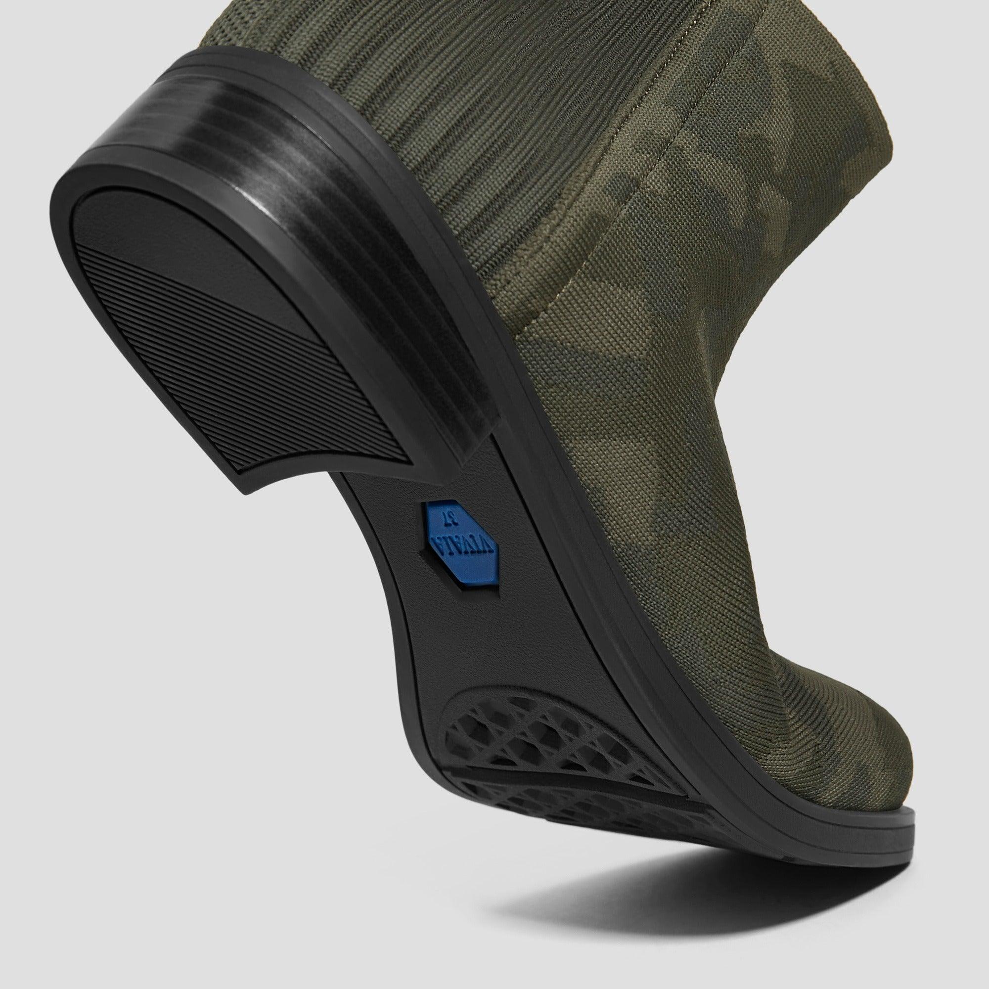 [Celina] スクエアトゥ 撥水加工 アンクル チェルシーブーツ