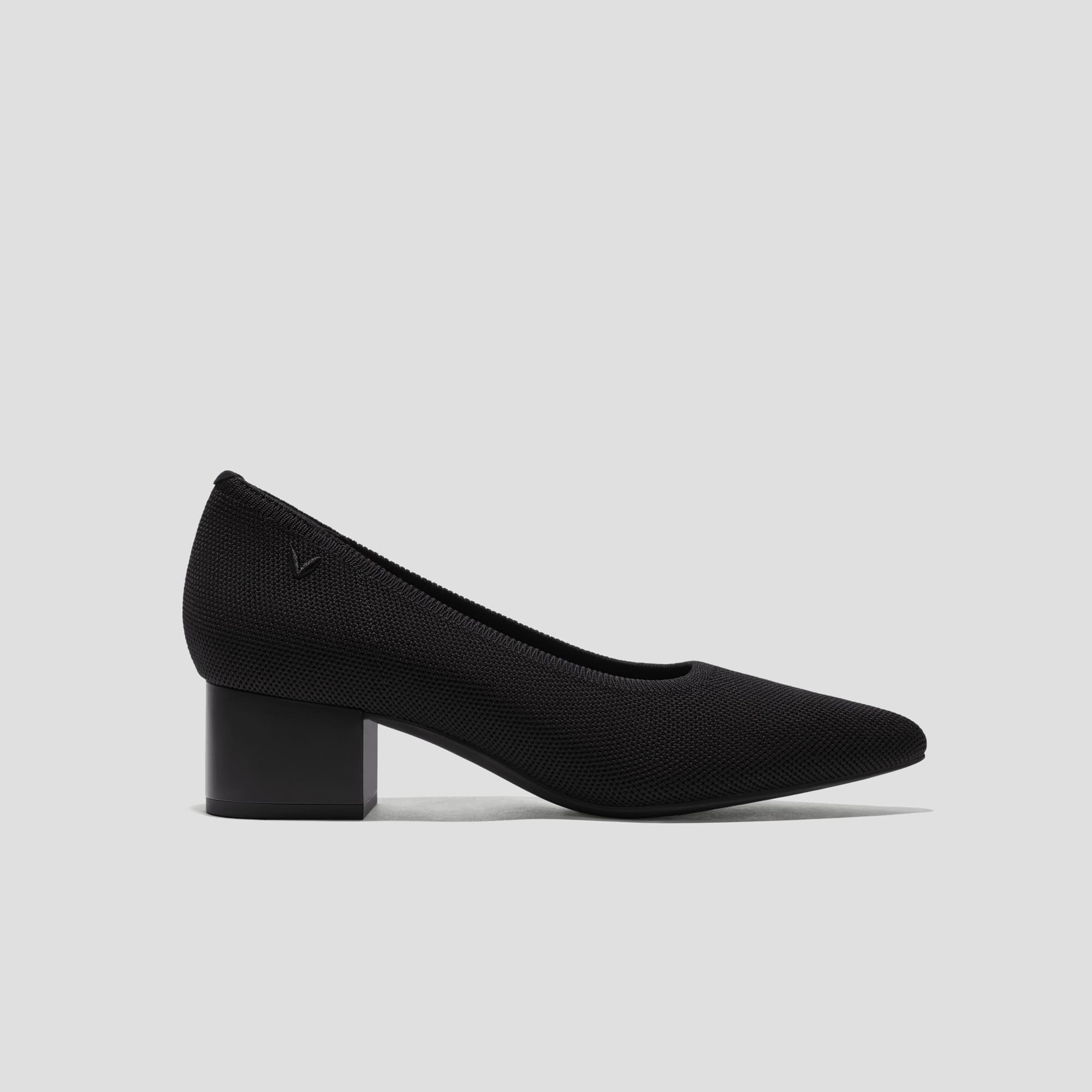 [Georgia] ポインテッドトゥストレスフリー チャンキーヒール