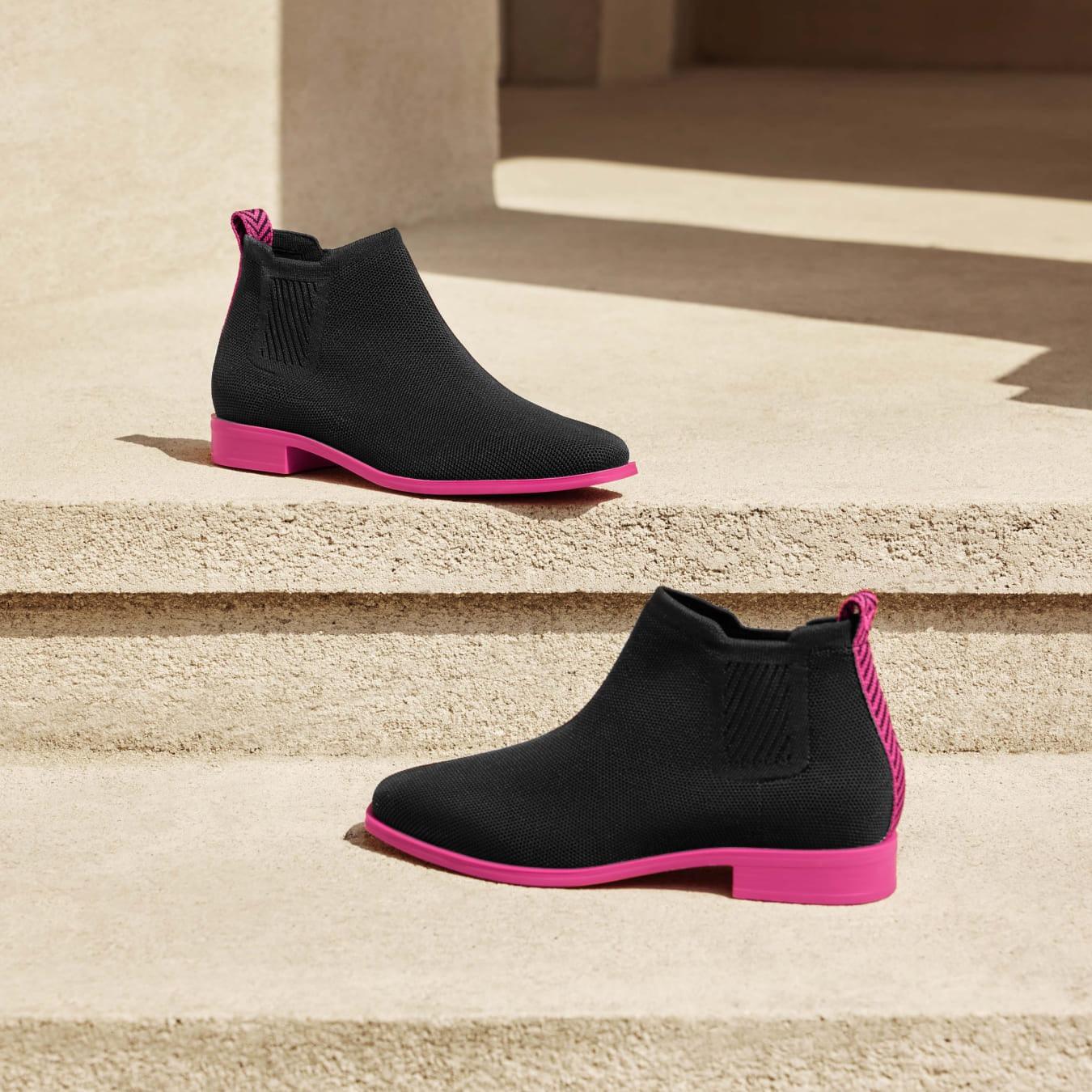 [Ryan Pro] スクエアトゥ 撥水加工 チェルシーブーツ