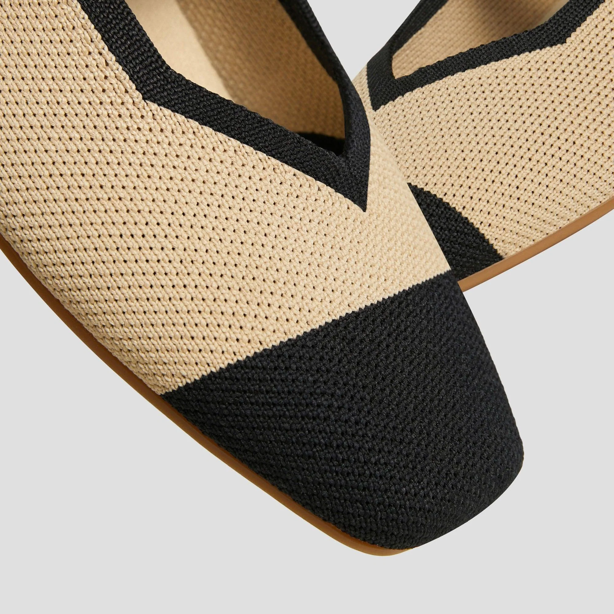 [Margot Mary-Jane] スクエアトゥ メリージェーン フラットシューズ