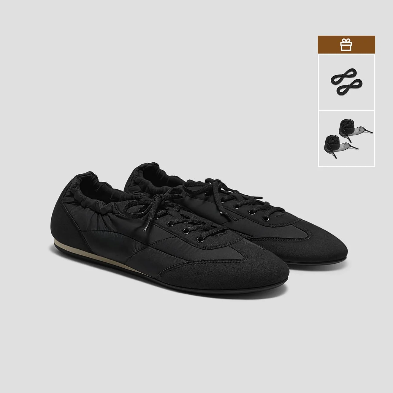 [Yancy] ジョガー ナイロン スニーカーリーナ