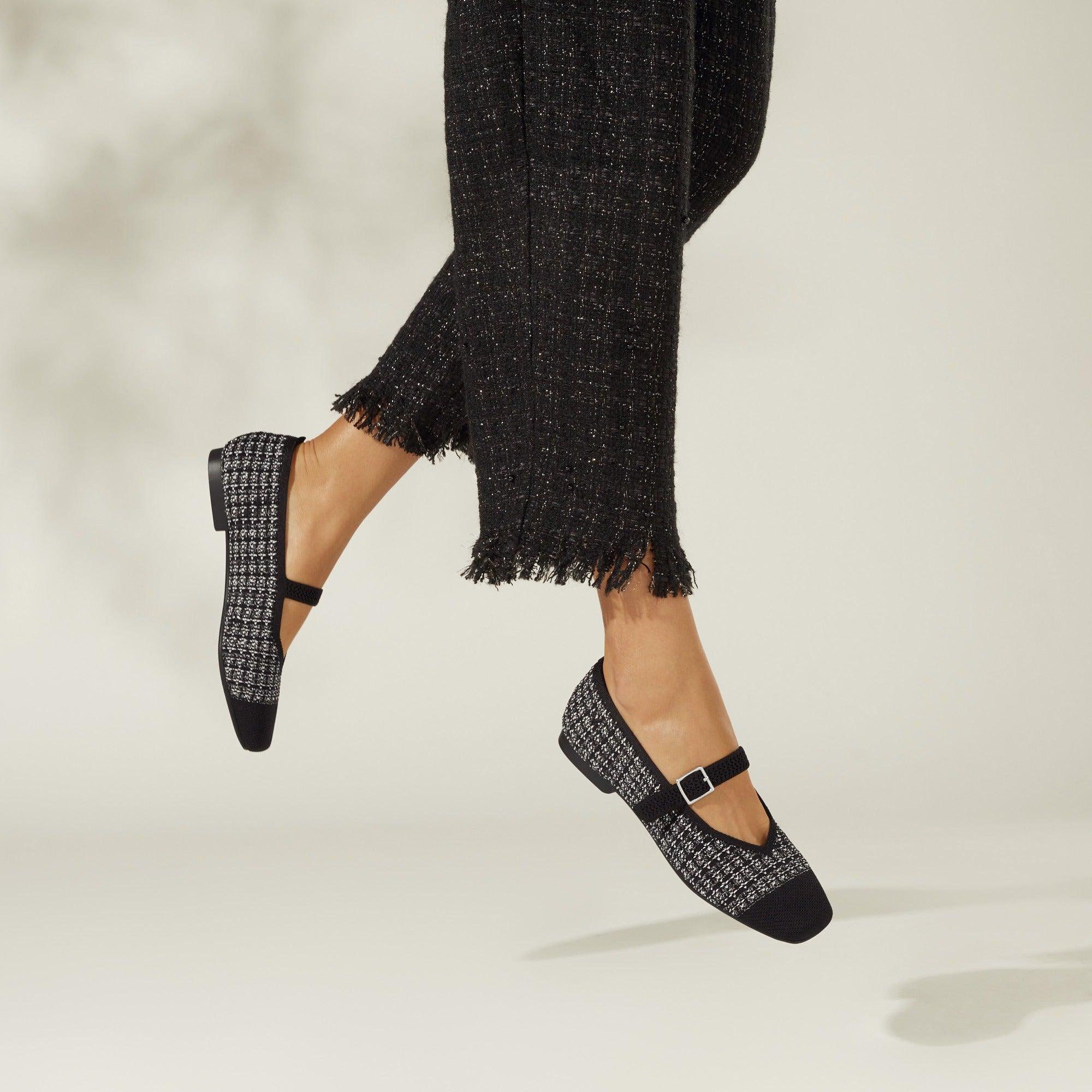 [Margot Mary-Jane] スクエアトゥ メリージェーン フラットシューズ