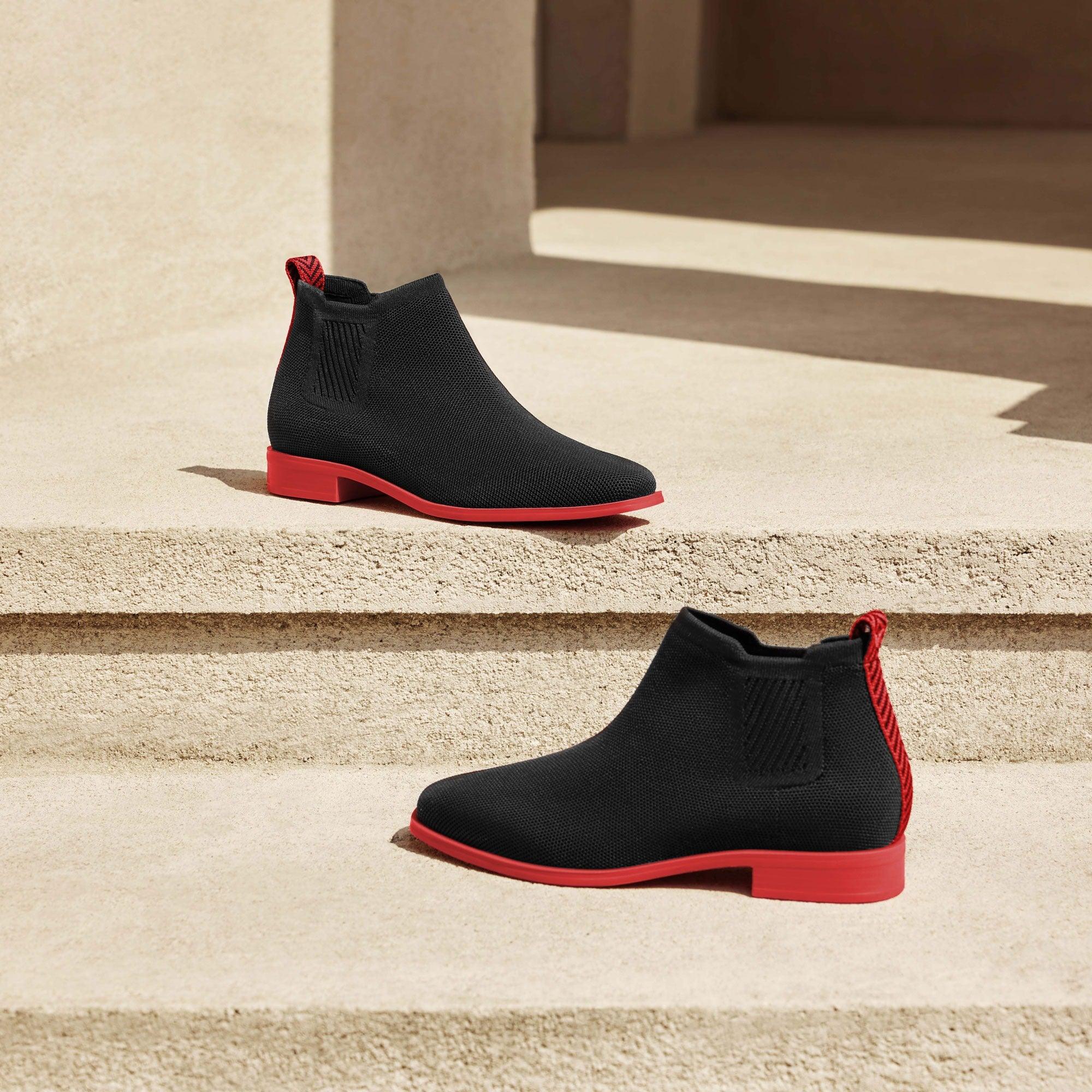 [Ryan Pro] スクエアトゥ 撥水加工 チェルシーブーツ