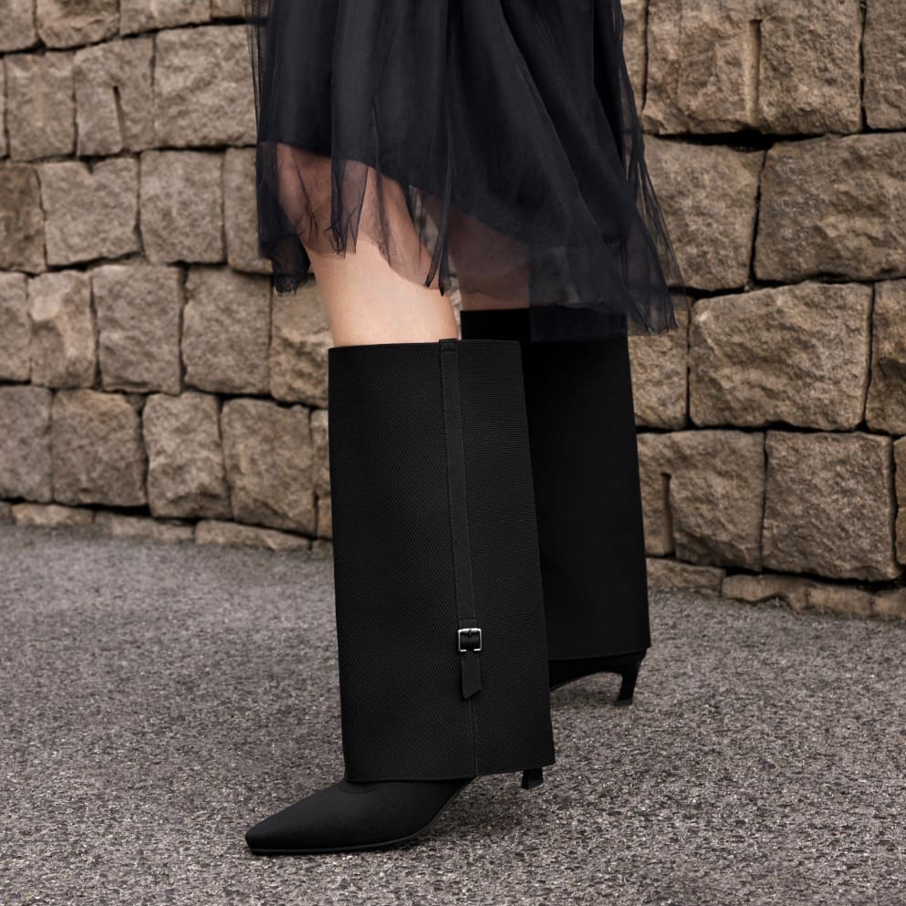 [Rita] 2-in-1 ミッドヒールブーツ