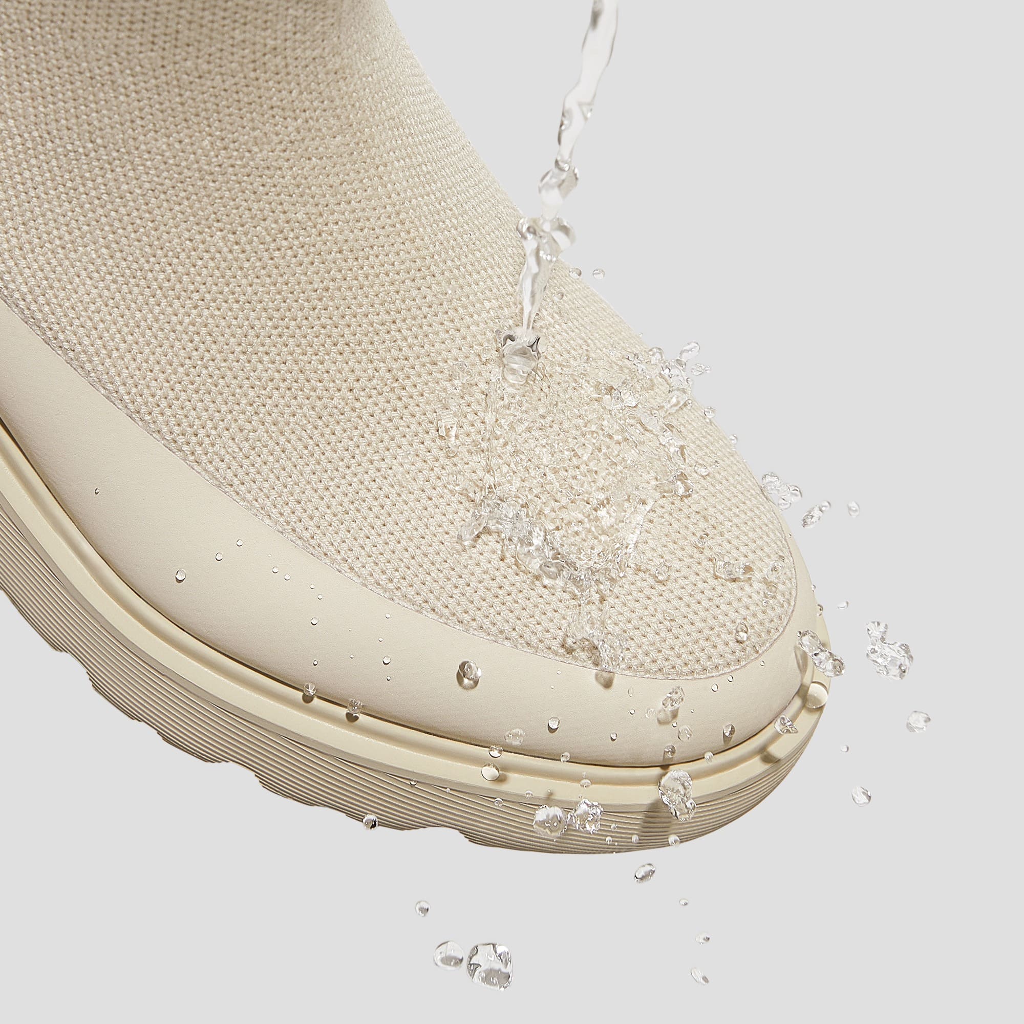 [Elaine] フォー・ファー プラットフォーム チャンキー ウェッジブーツ