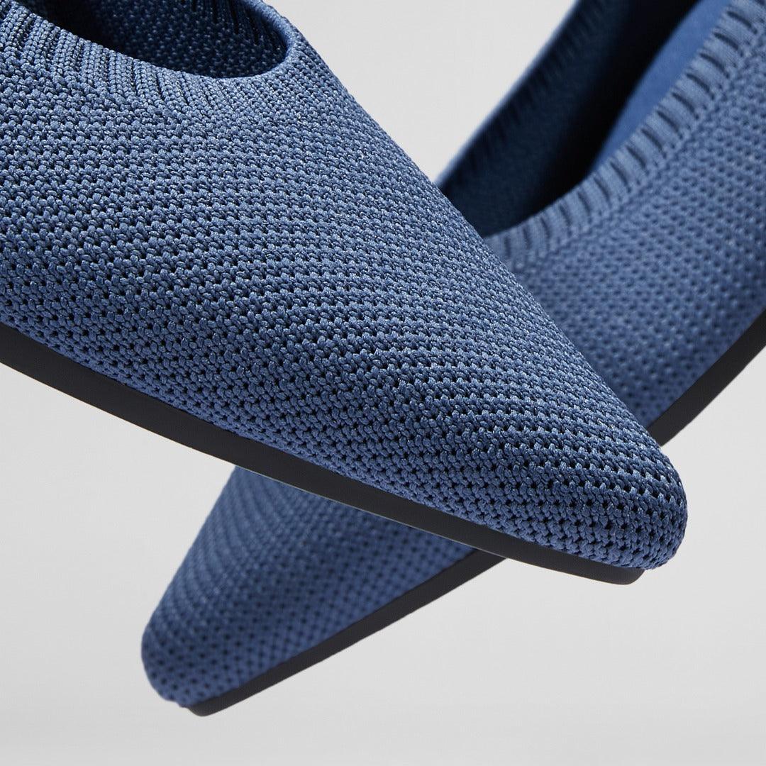 [Aria 5°] ポインテッドトゥ フラットシューズ