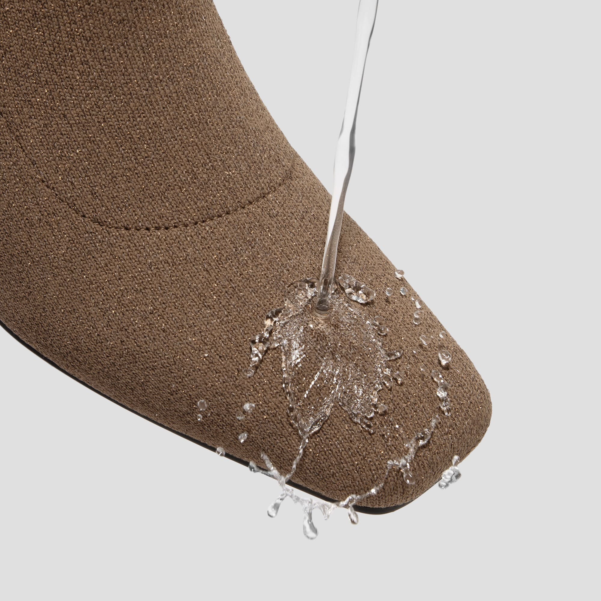 [Regina Pro] スクエアトゥ 撥水加工 ショートブーツ