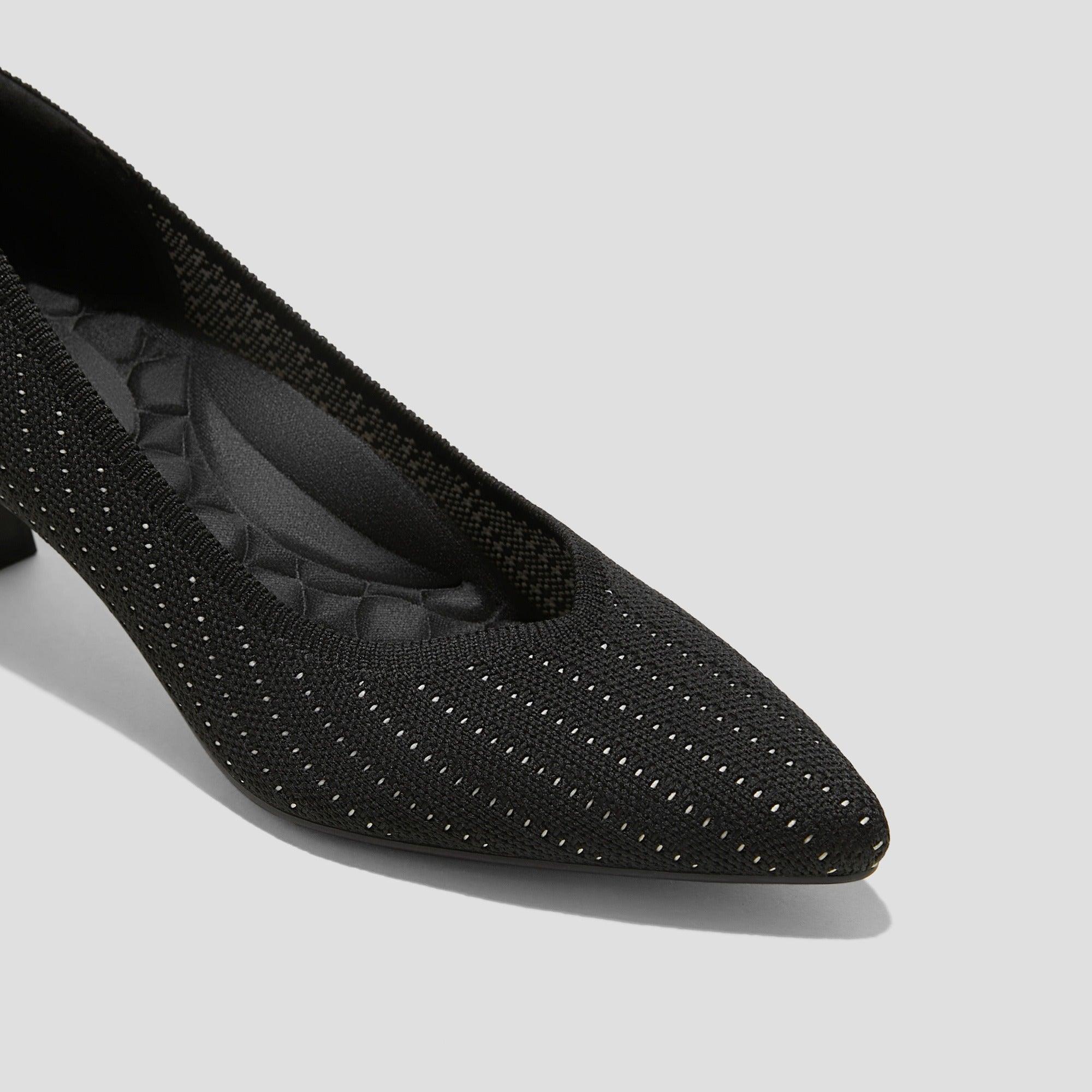 [Scarlett] ポインテッドトゥ  キトゥンヒール パンプス