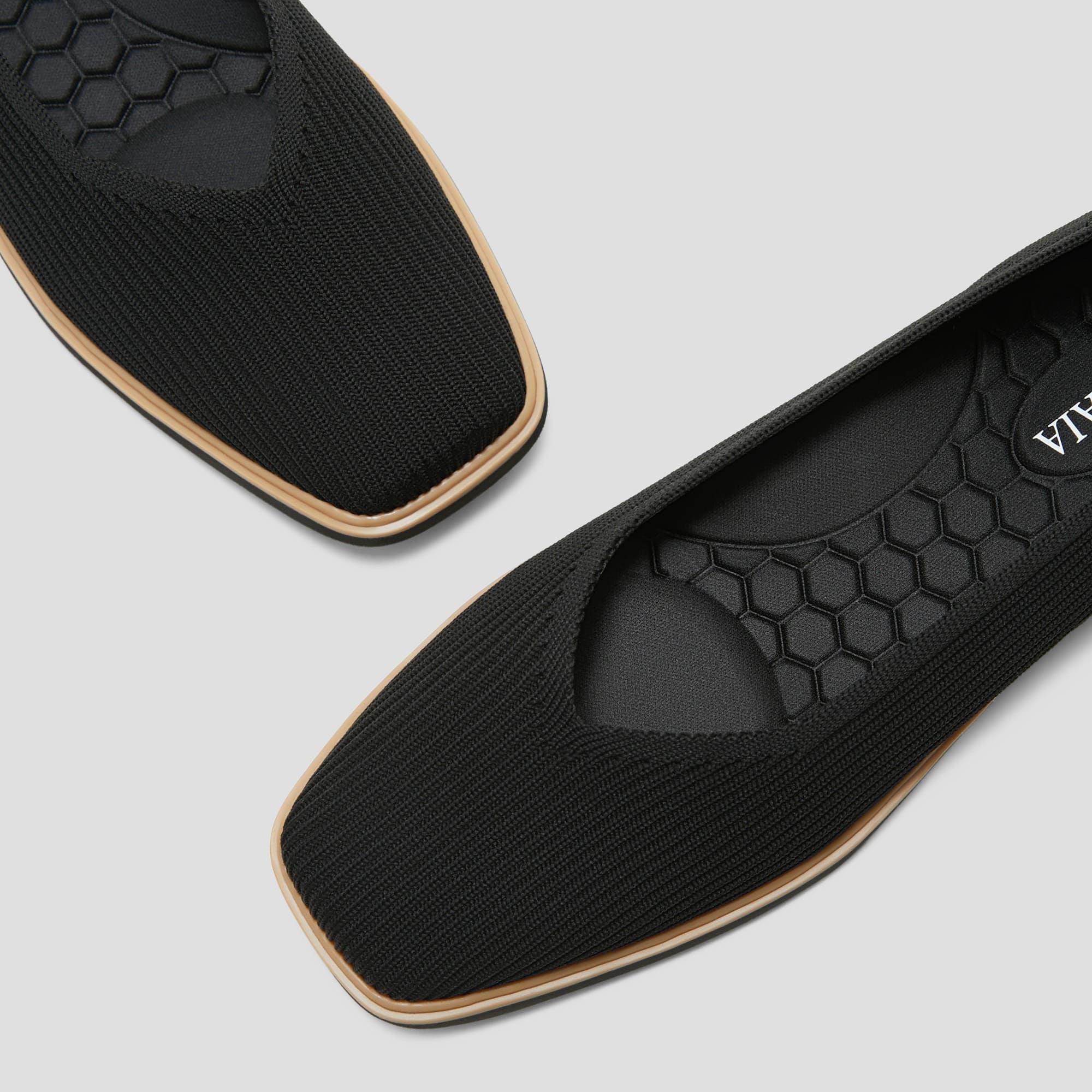 [All-Day Standing Mabel]スクエアトゥ フラット