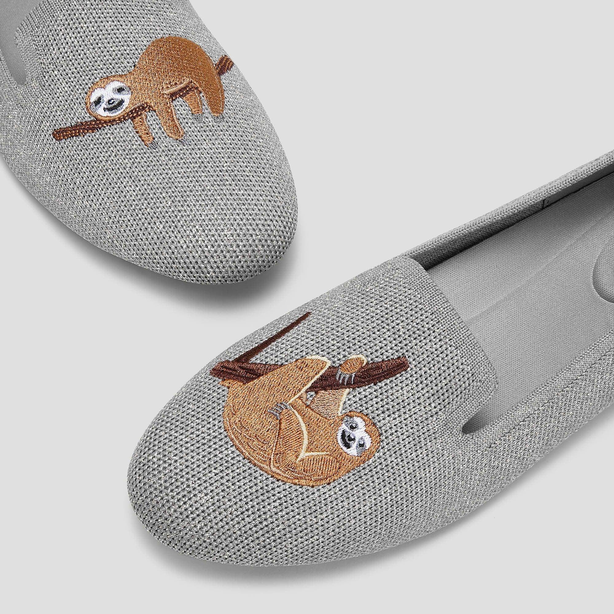 [Audrey] ラウンドトゥ アニマル刺繍 ローファー