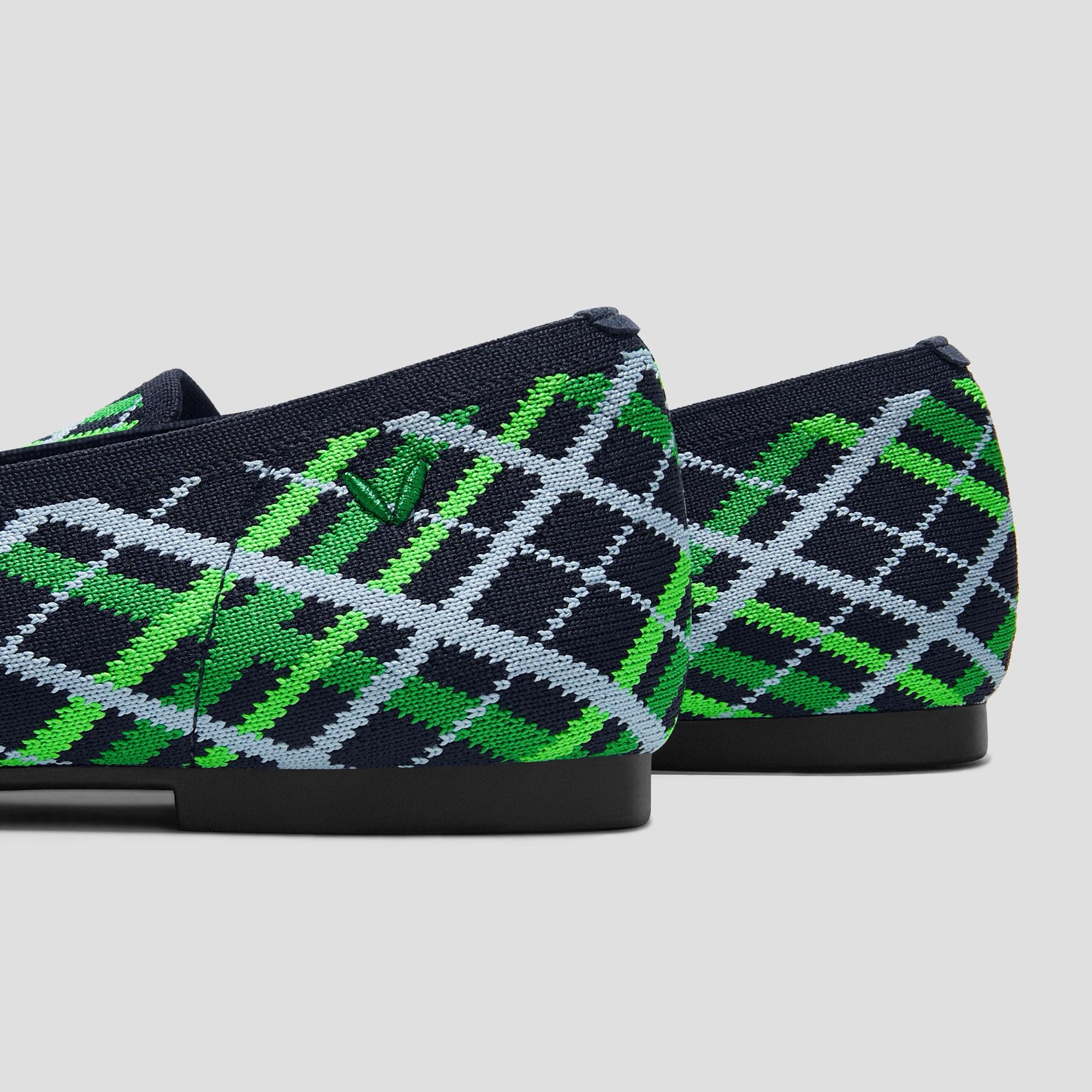 [Audrey] ラウンドトゥ ニット ローファー