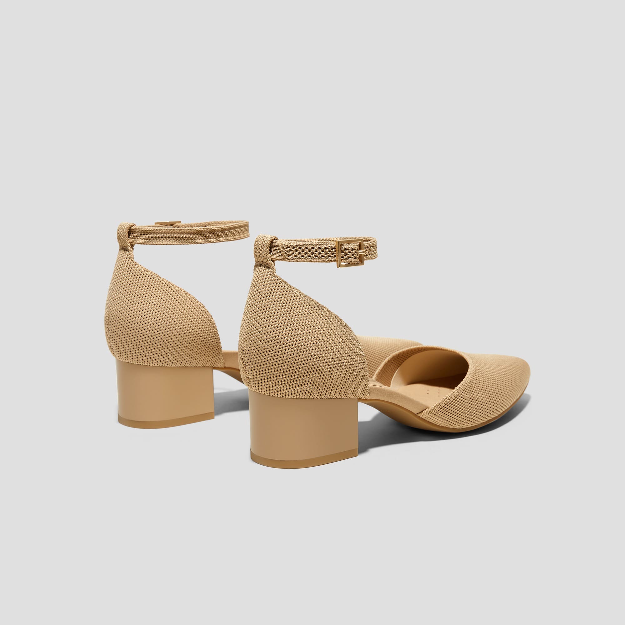 [Galilea] ポインテッドトゥ ストレスフリー ブロックヒール