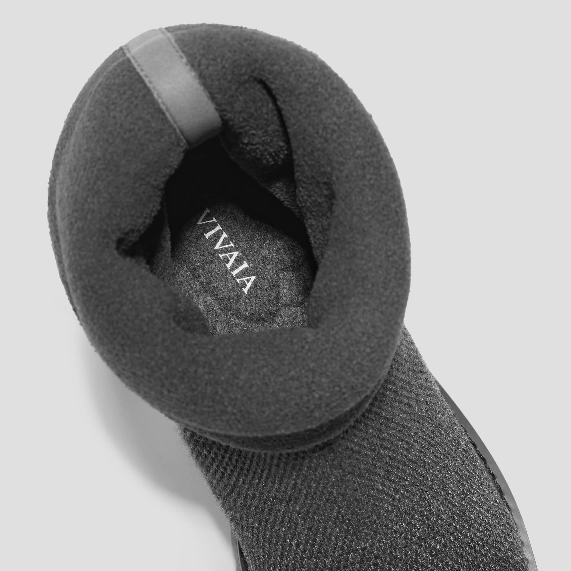 [Filipa] ラウンドトゥ 撥水加工 ストレッチ ロングブーツ