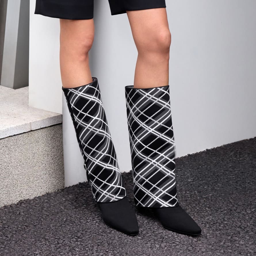 [Riya] ニット スリーブ レッグウォーマー