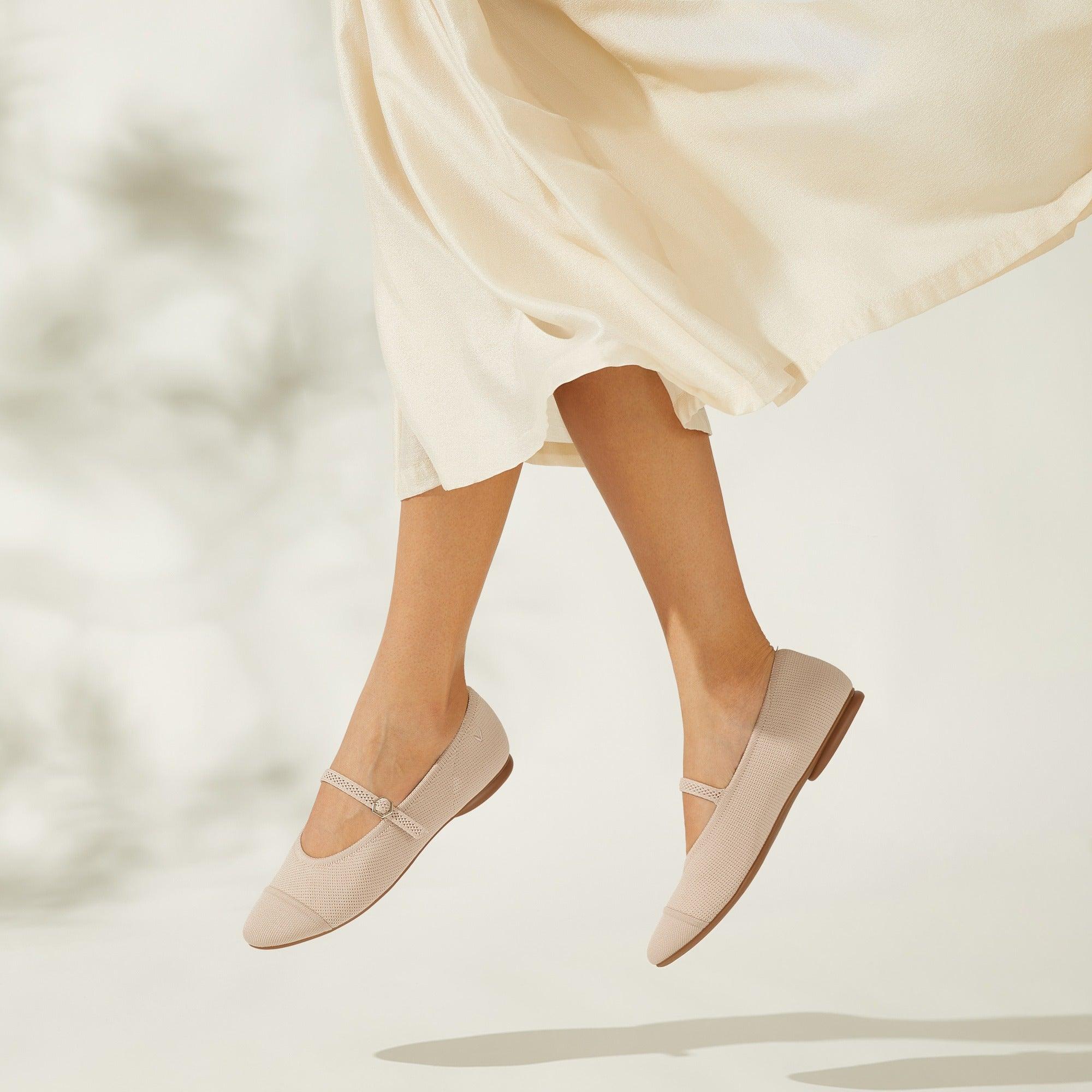 [Tamia Mary-Jane] AdaptAll™ アーモンドトゥ メリージェーン フラットシューズ