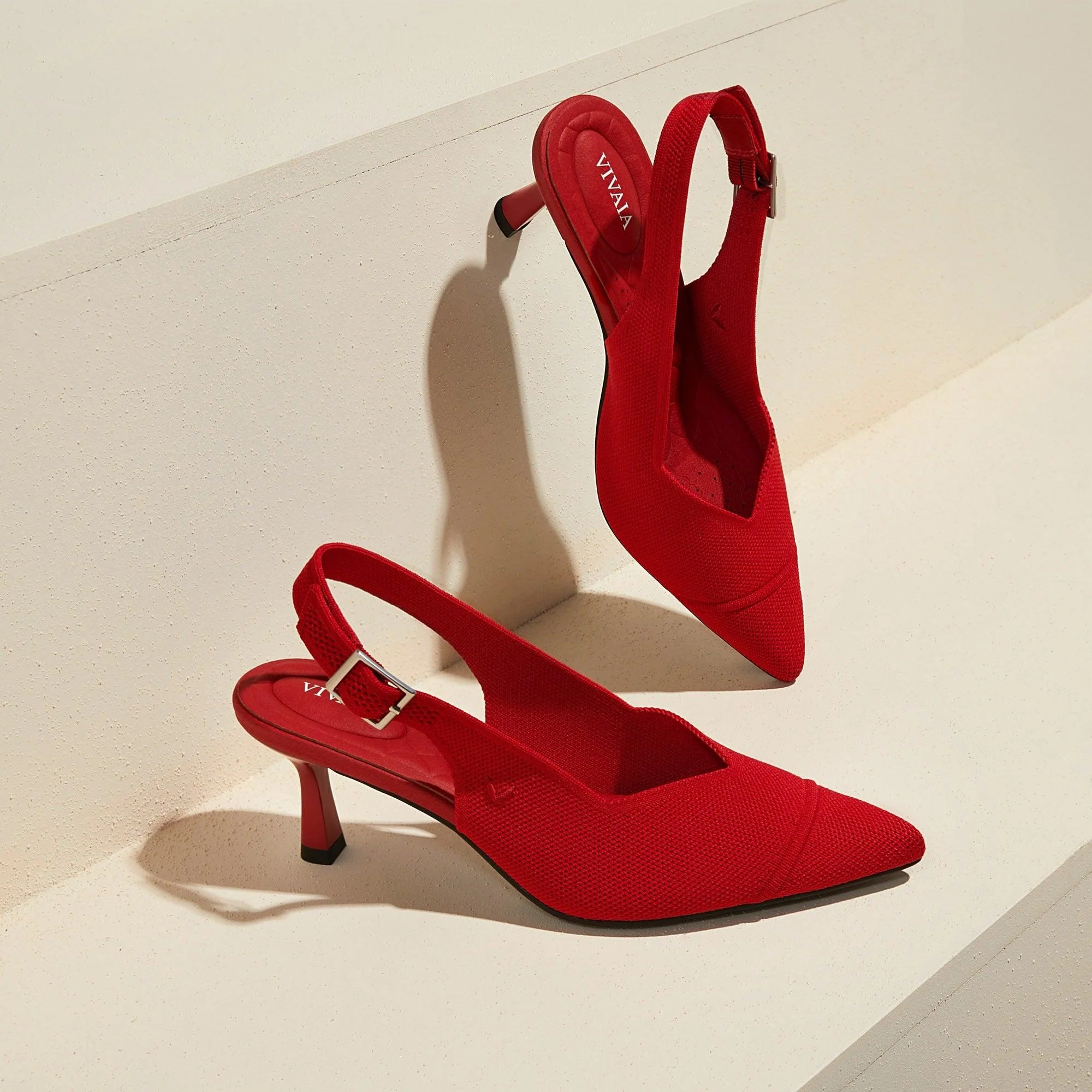 [Addison] ポインテッドトゥ スリングバック サンダル