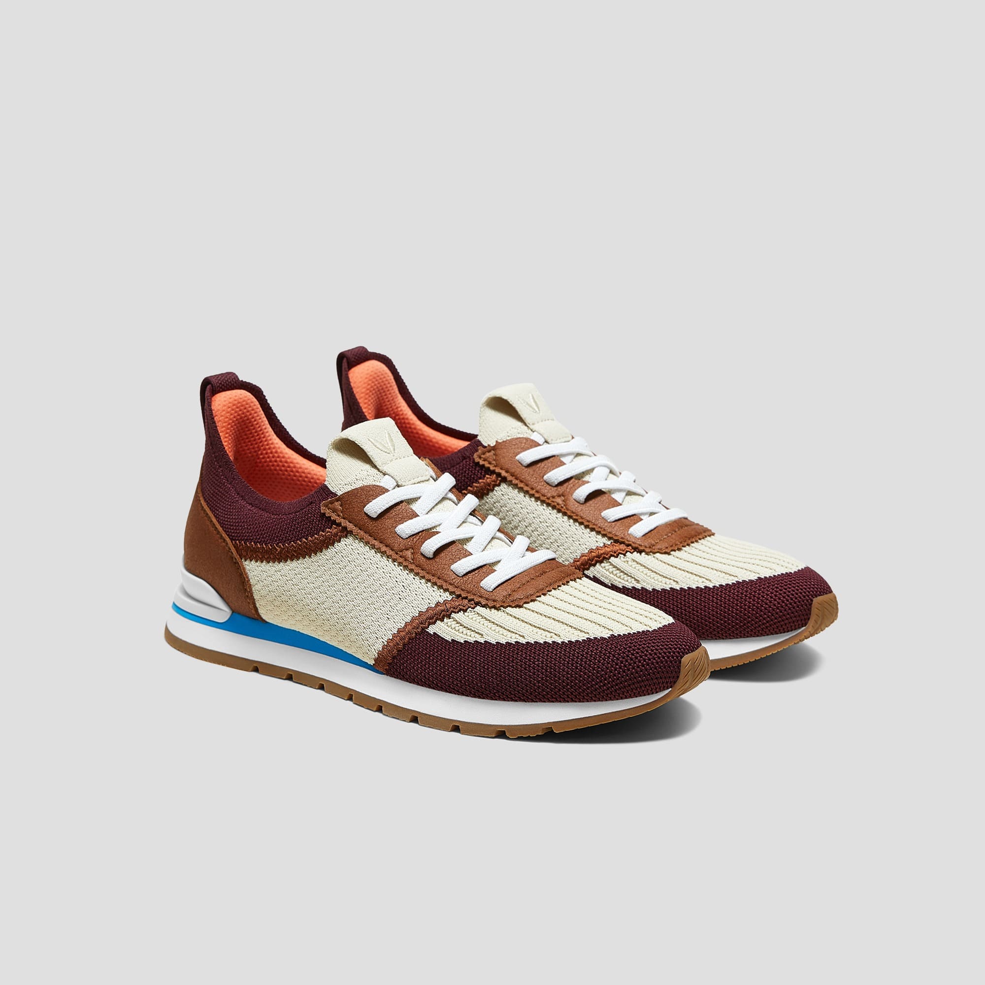 [Astra] ミックステクスチャー スリップオン スニーカー