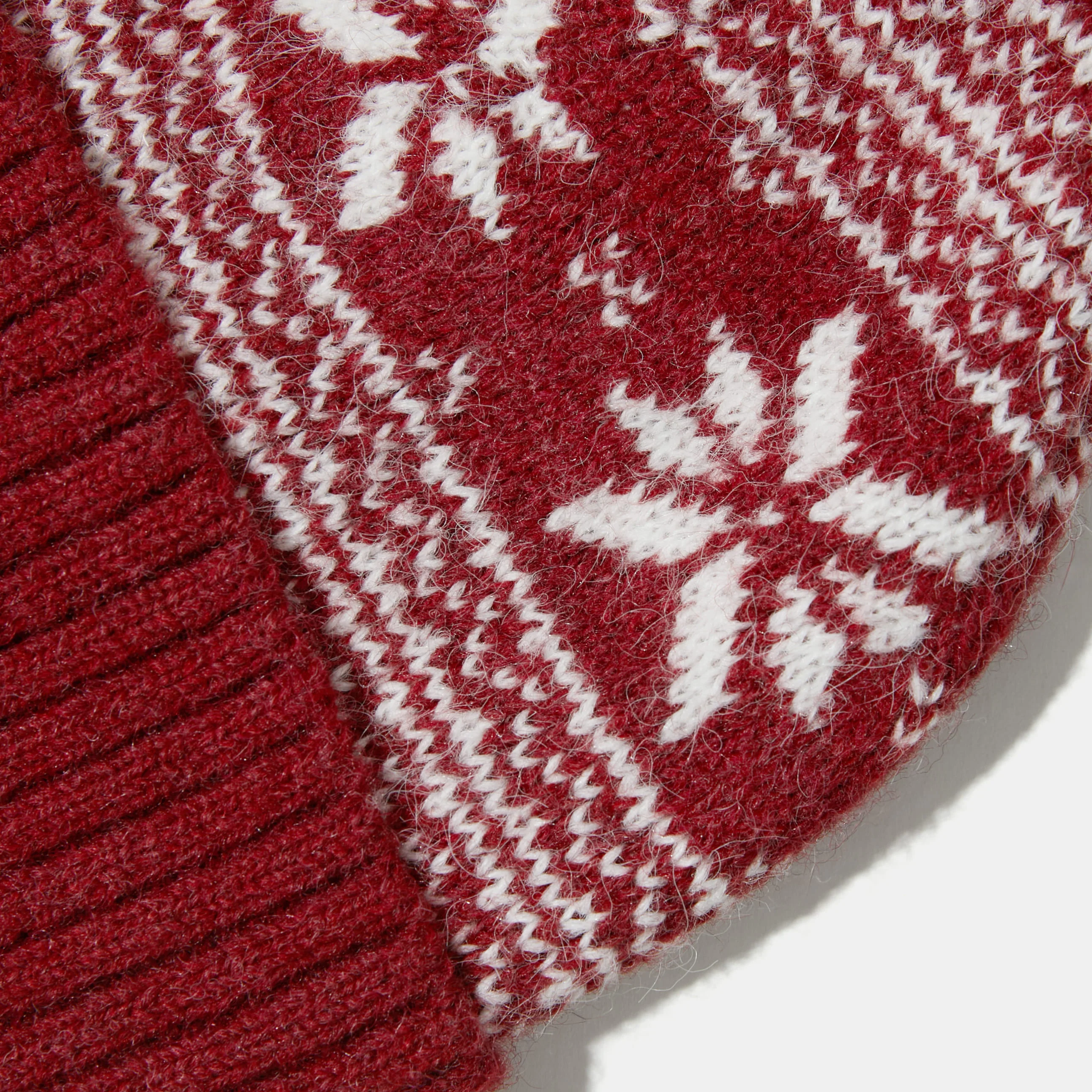 取り外し可能なポンポン付き ニット帽