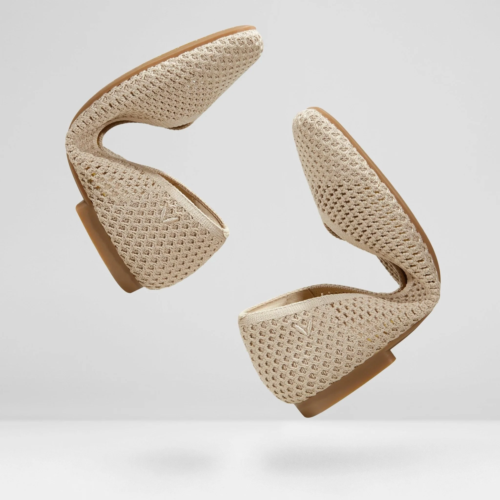 [Margot Mesh] スクエアトゥ メッシュ フラットシューズ