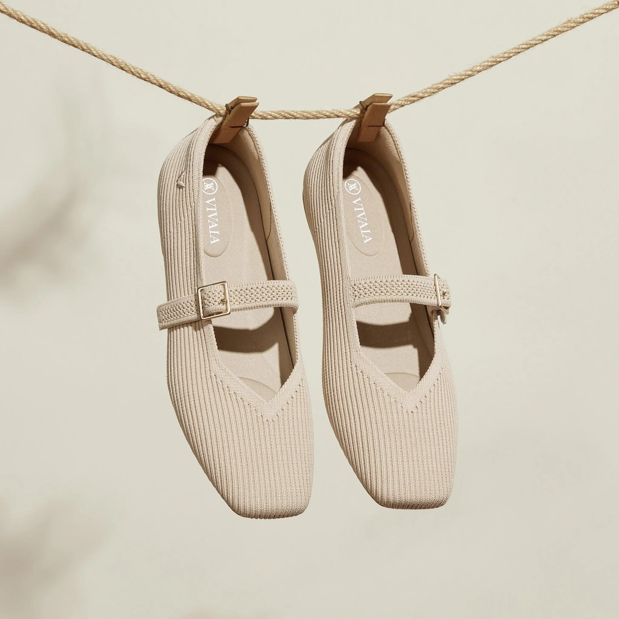 [Margot Mary-Jane] スクエアトゥ エクストラワイド(5Eまで対応)  メリージェーン フラットシューズ