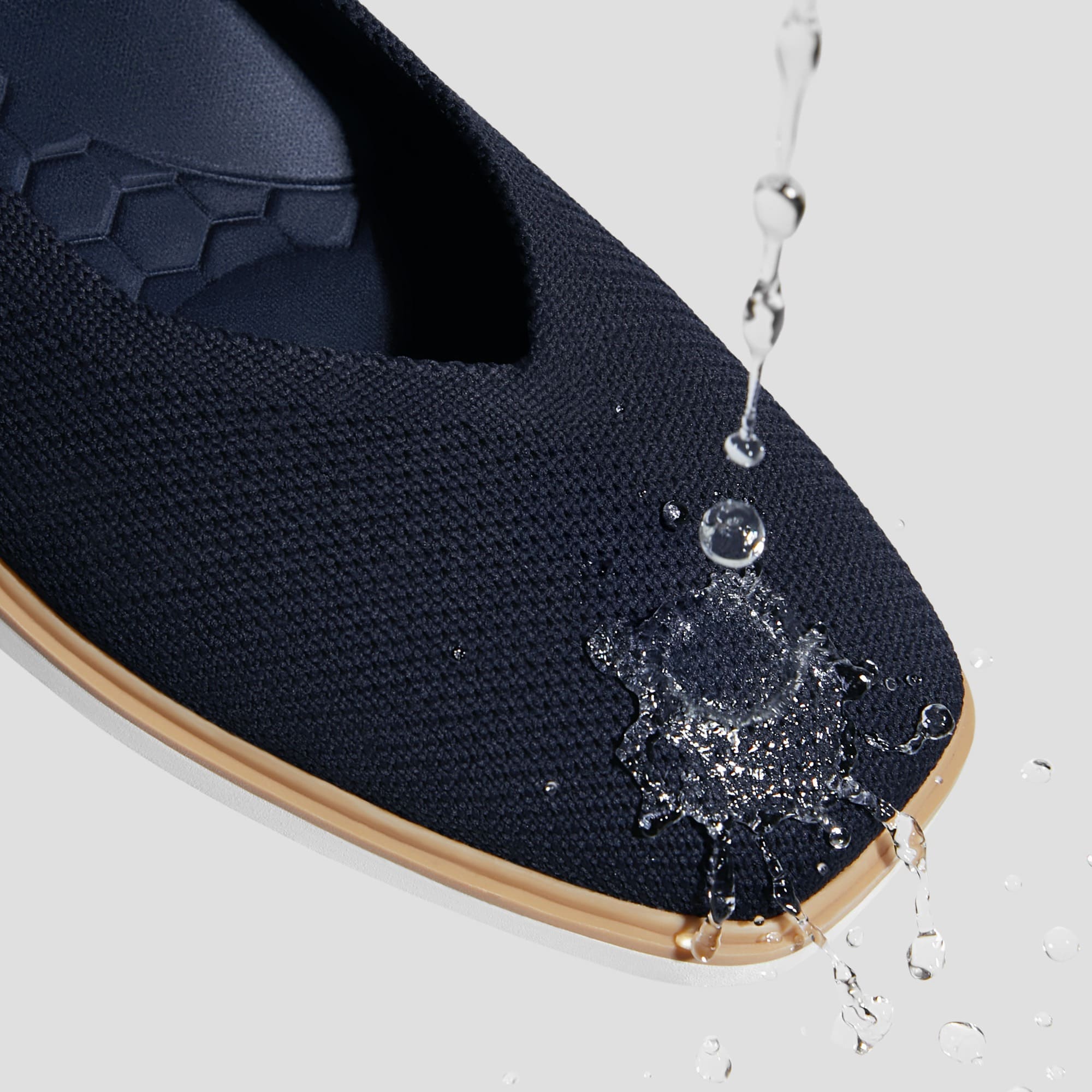 [All-Day Standing Mabel]スクエアトゥ フラット