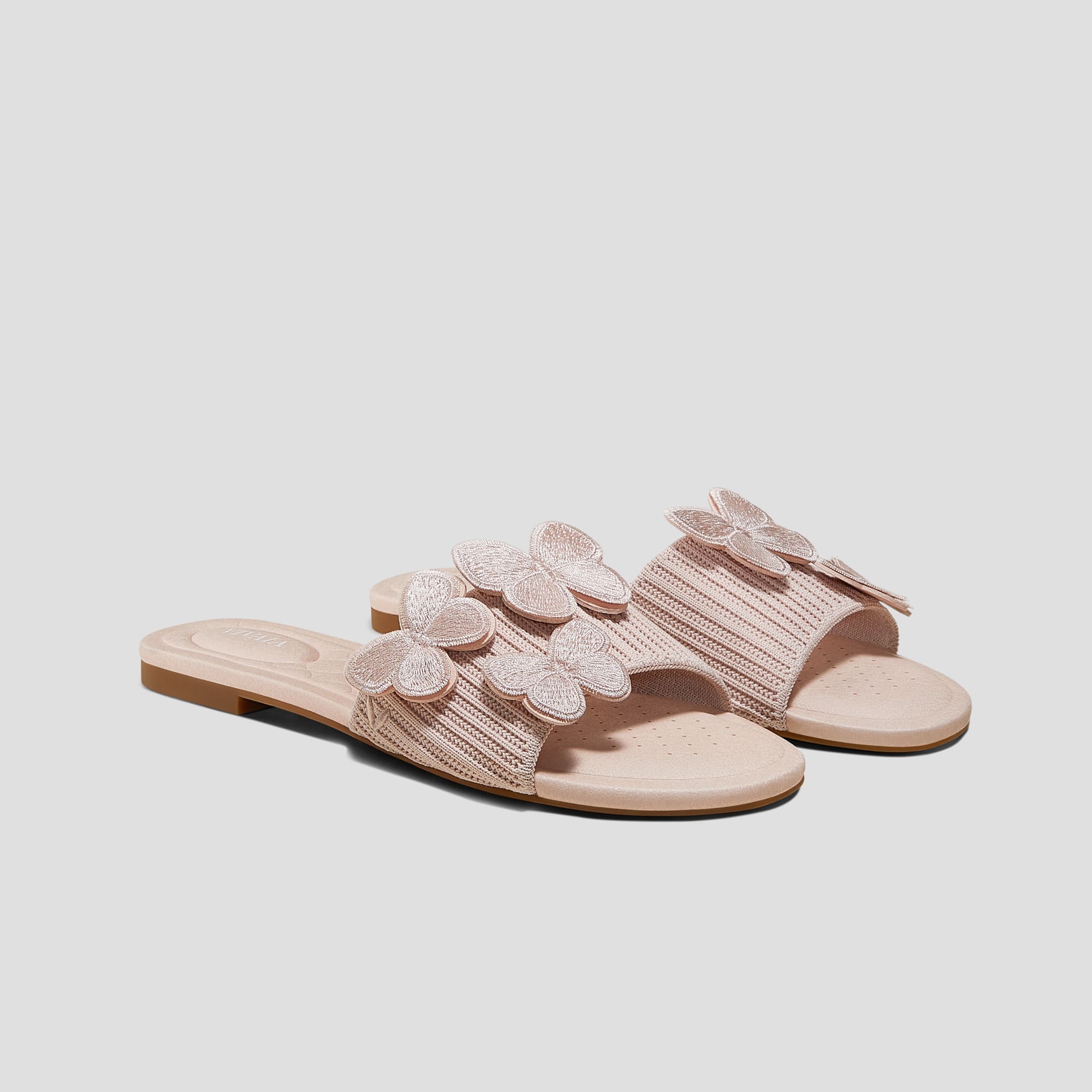 [Cleo] ラウンドトゥ スリッパ