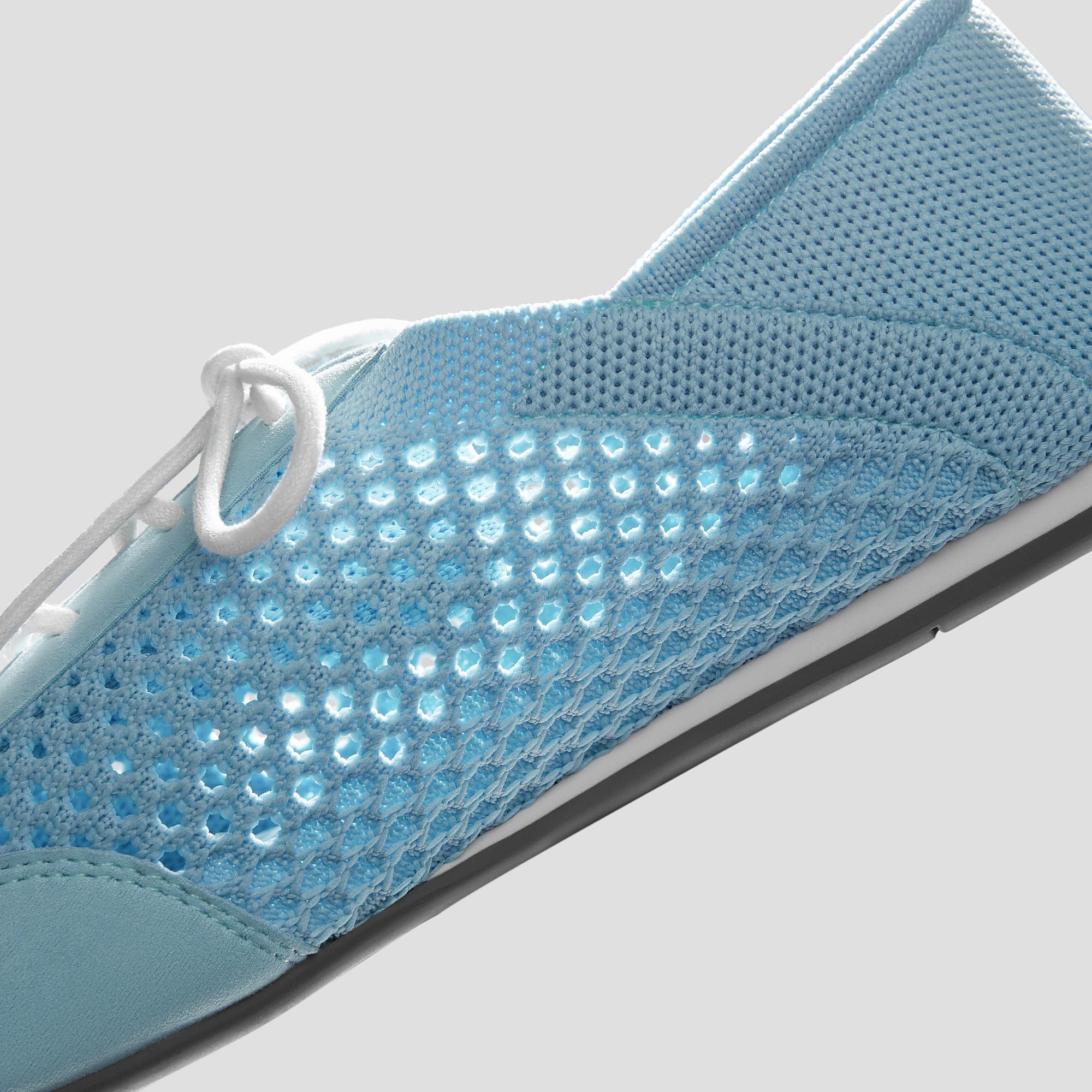 [Yara] アーモンドトゥ メッシュ バレエスニーカー