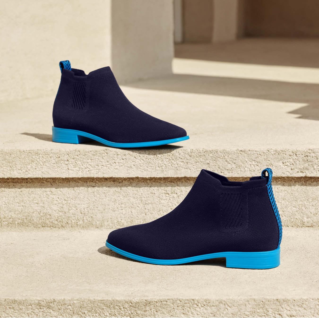 [Ryan Pro] スクエアトゥ 撥水加工 チェルシーブーツ