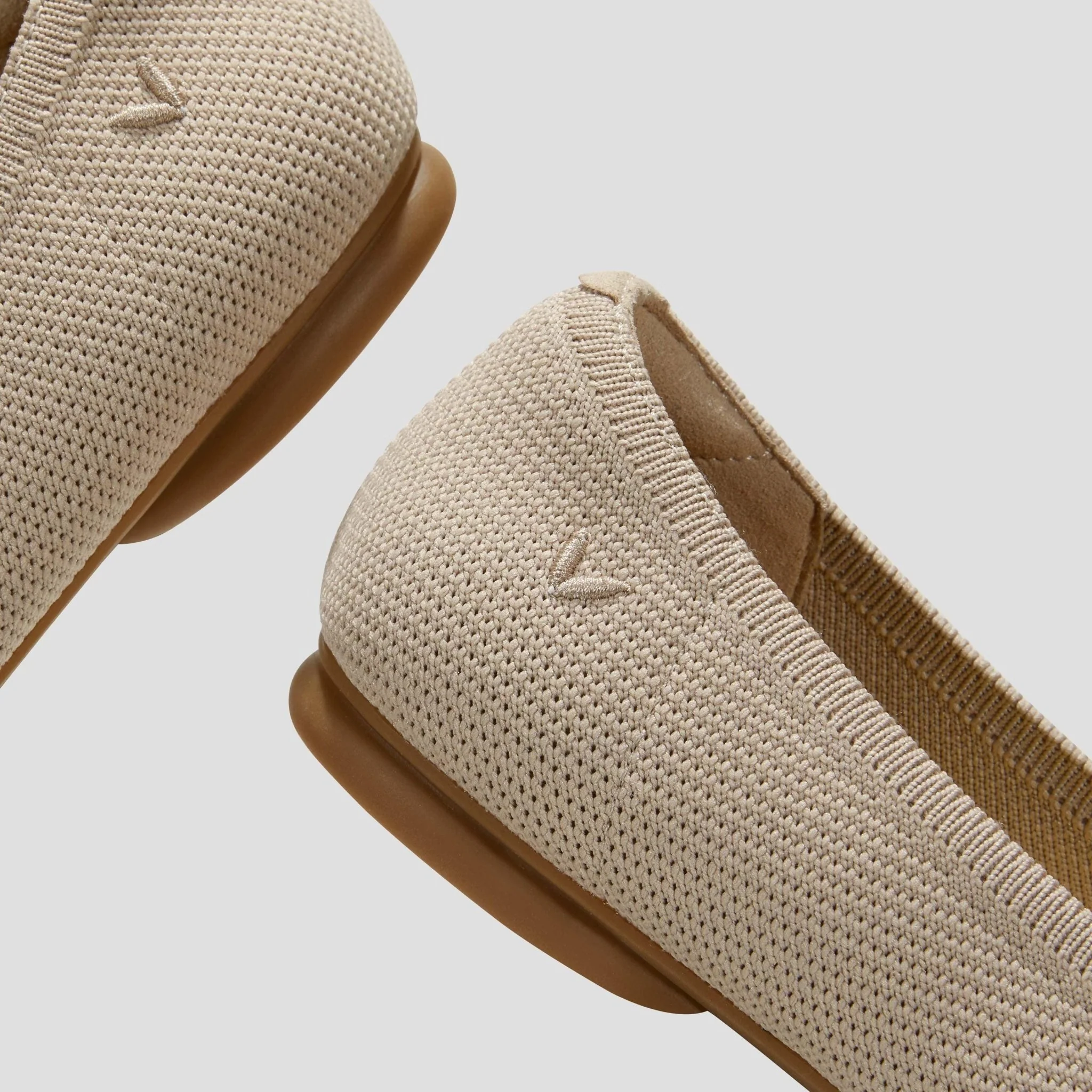 [Bibi] アーモンドトゥ  結びデザイン フラットシューズ