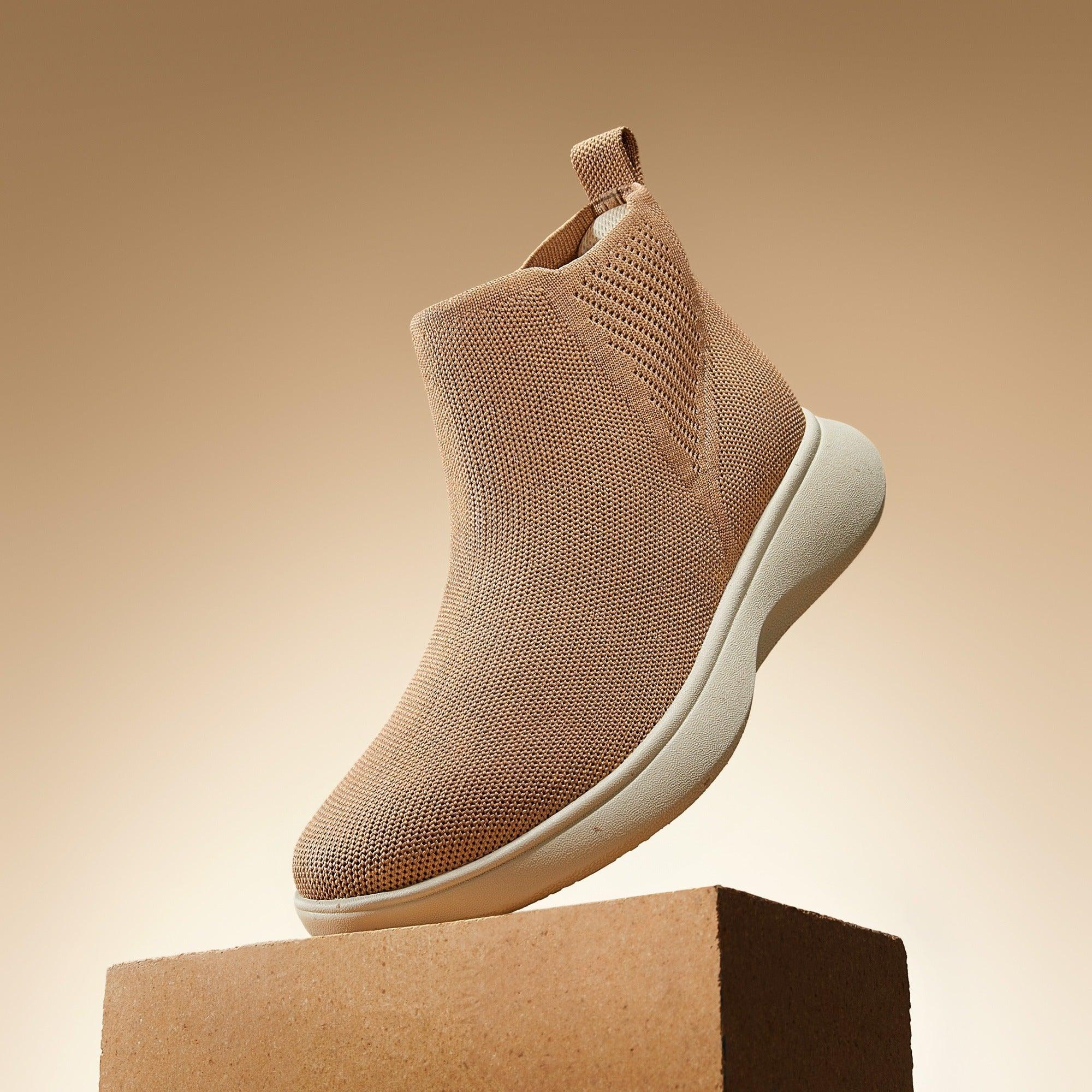 [Urban Boots] 撥水加工 スリッポン ショートブーツ