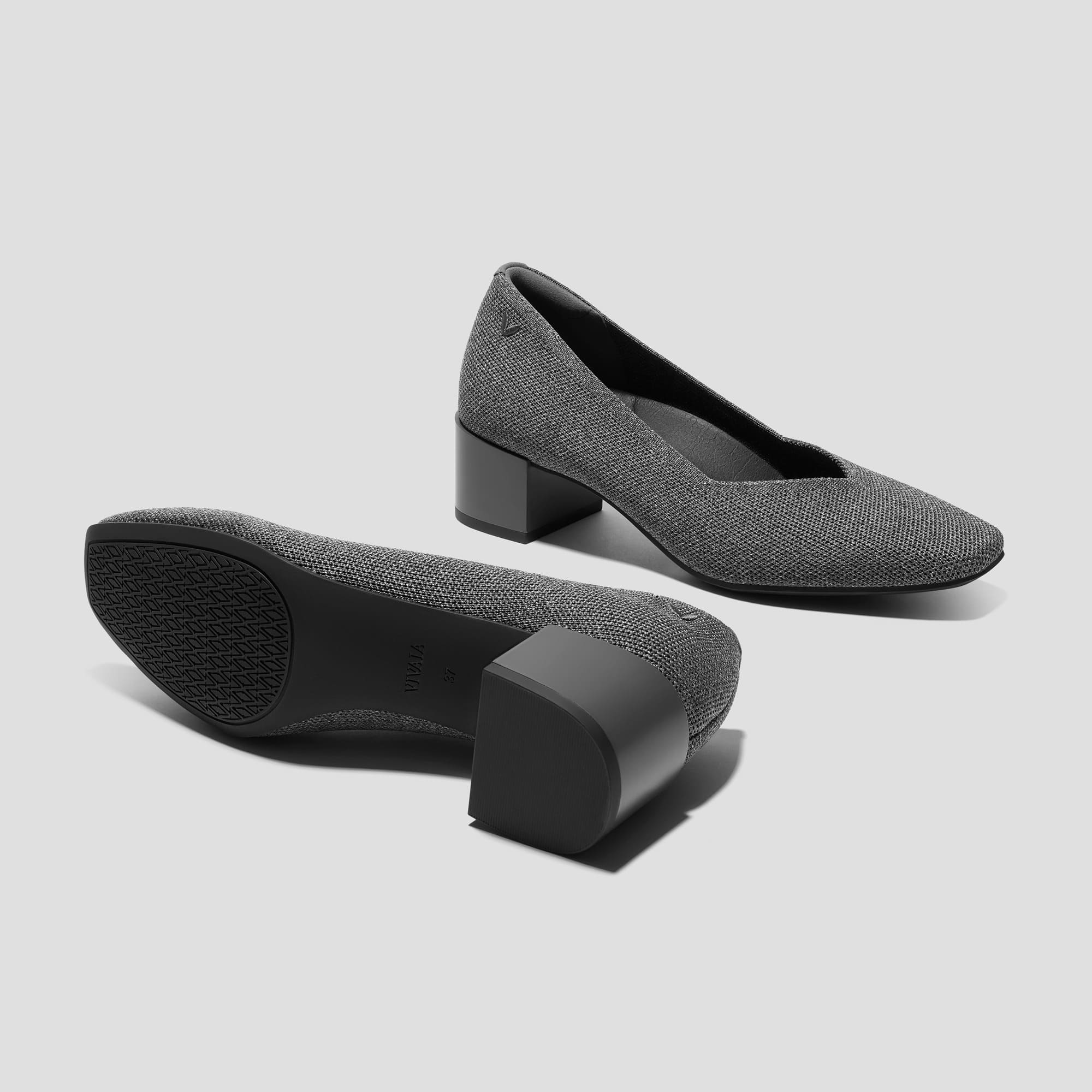 [Megan]  スクエアトゥ  ストレスフリー ブロックヒール