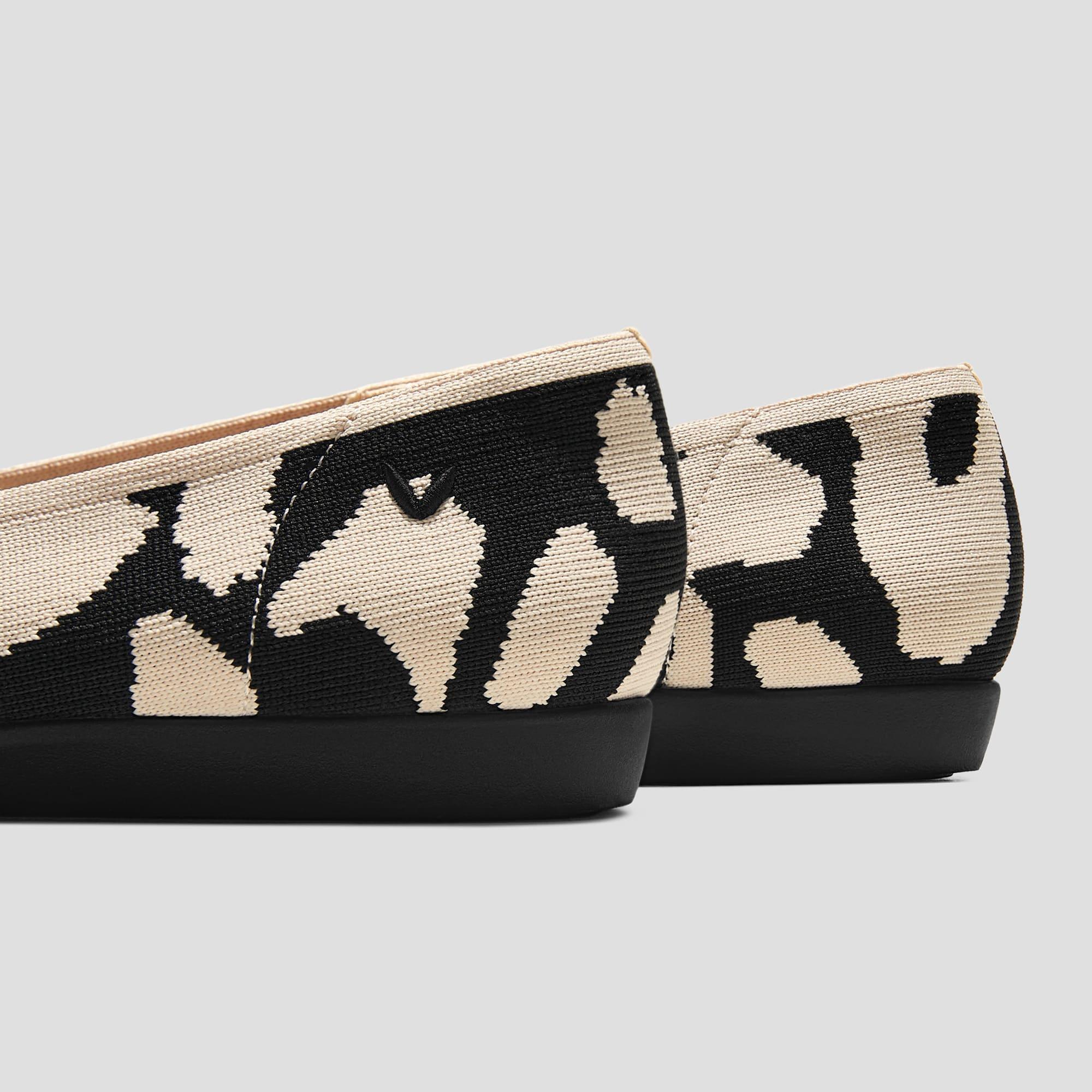 [Margot Walker] スクエアトゥ 超軽量 厚底 フラットシューズ