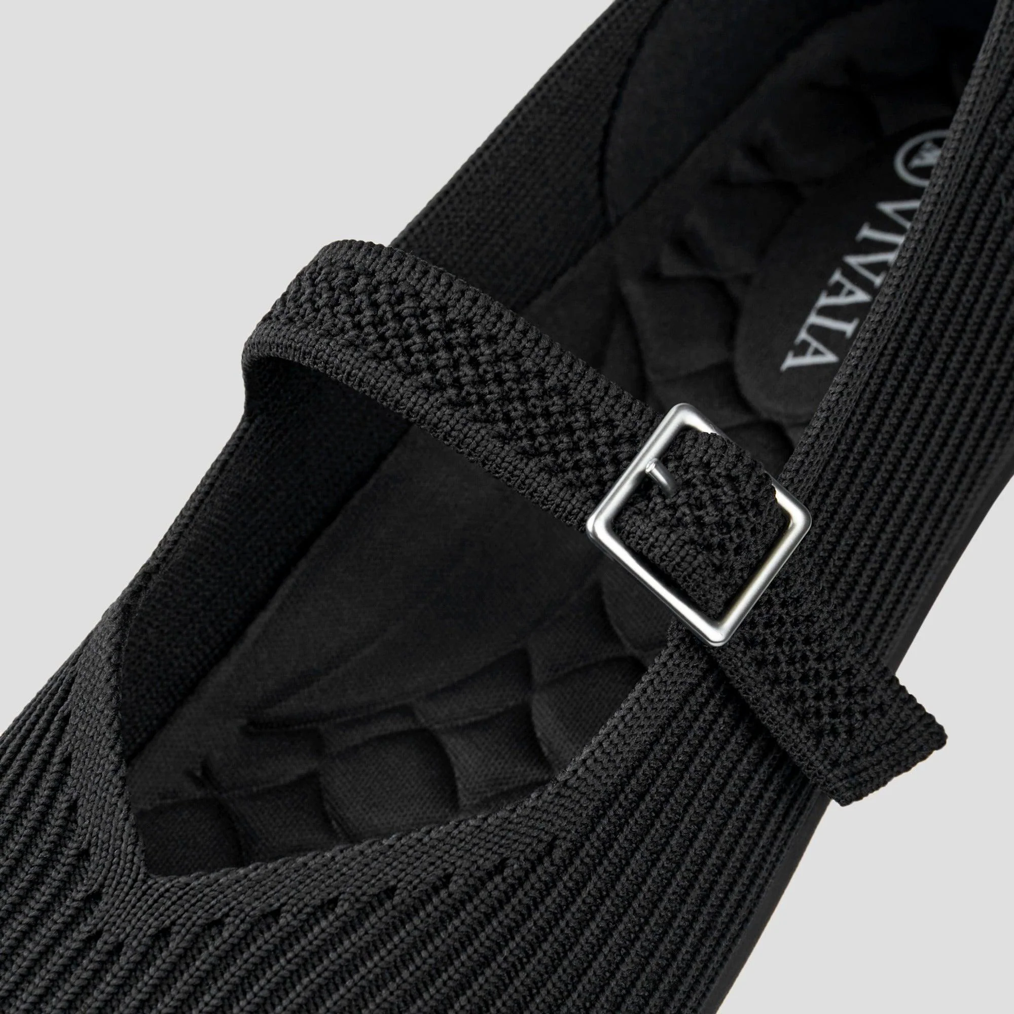 [Margot Walker Mary-Jane] スクエアトゥ 超軽量 厚底 メリージェーン フラットシューズ