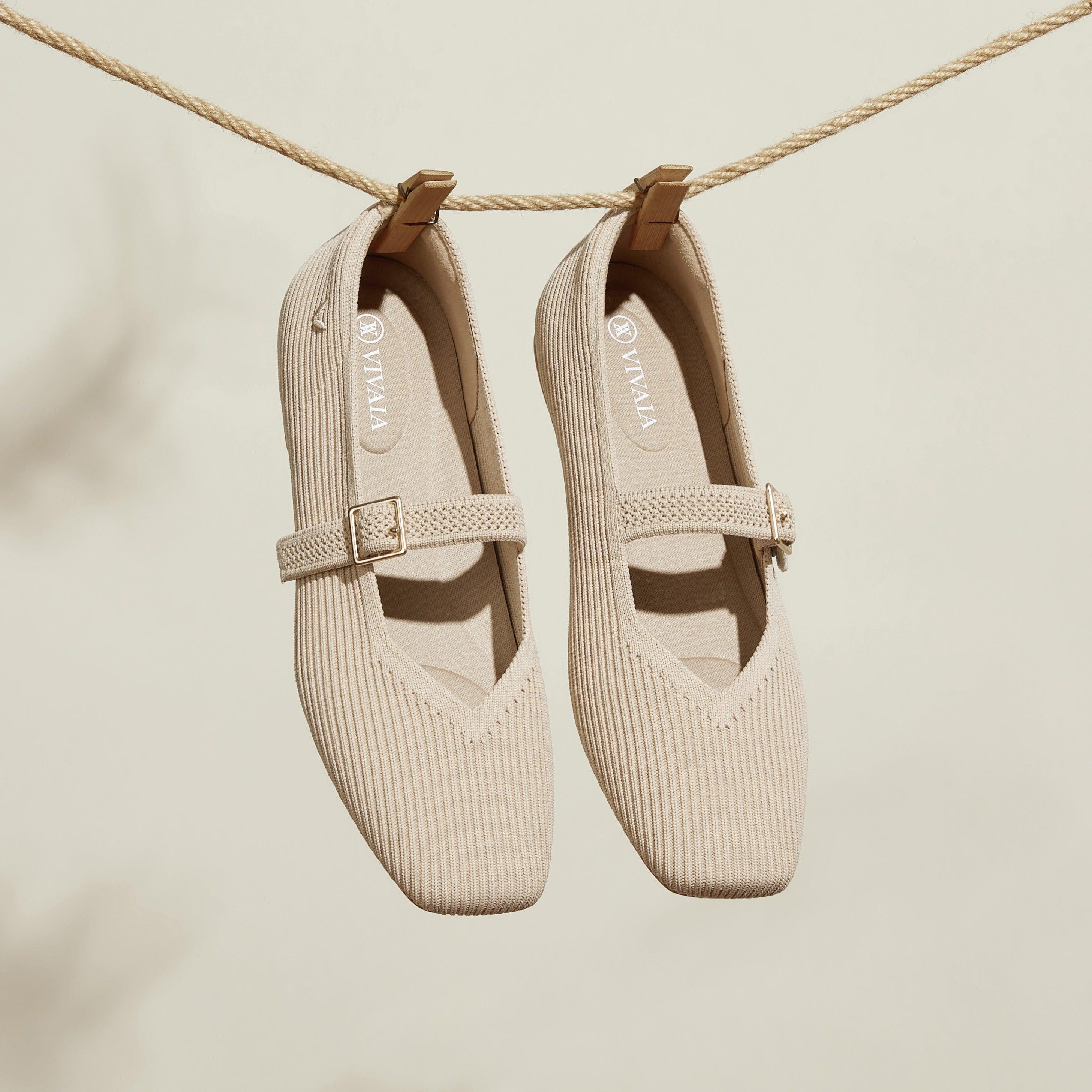 [Margot Mary-Jane] スクエアトゥ メリージェーン フラットシューズ