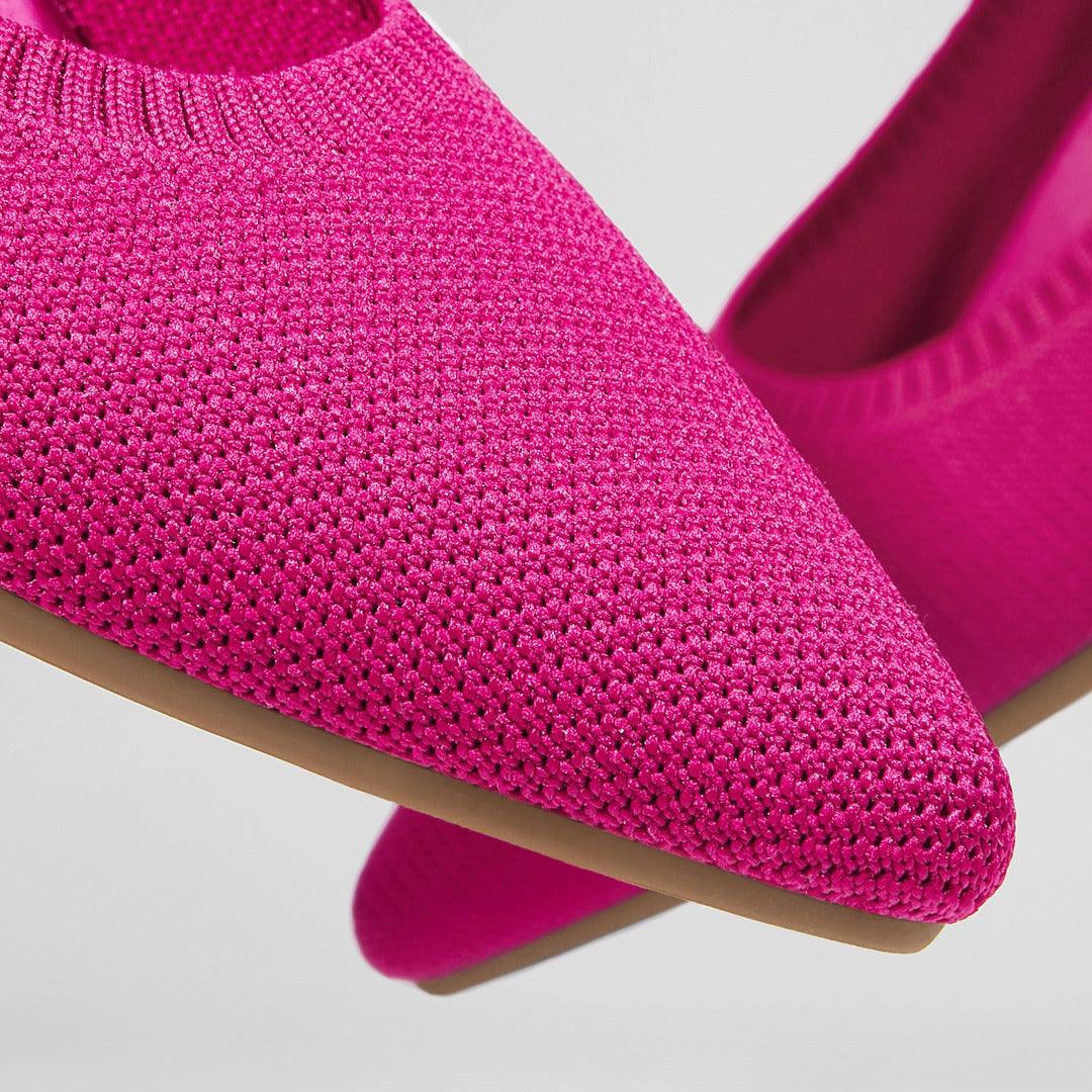 [Aria 5°] ポインテッドトゥ フラットシューズ