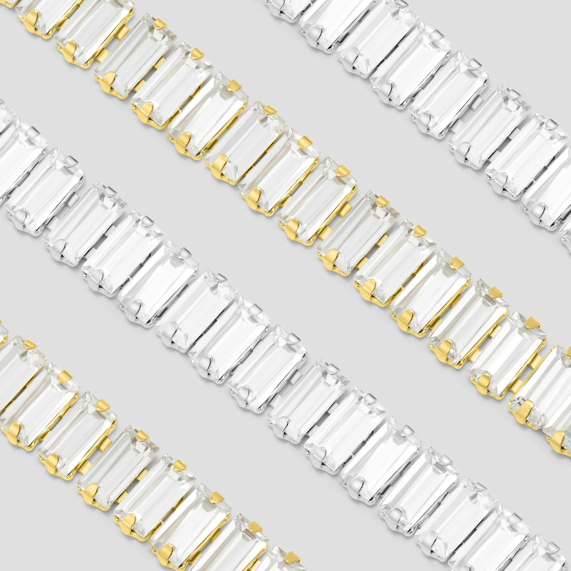 [Nubia Chains] ラインストーン チェーン