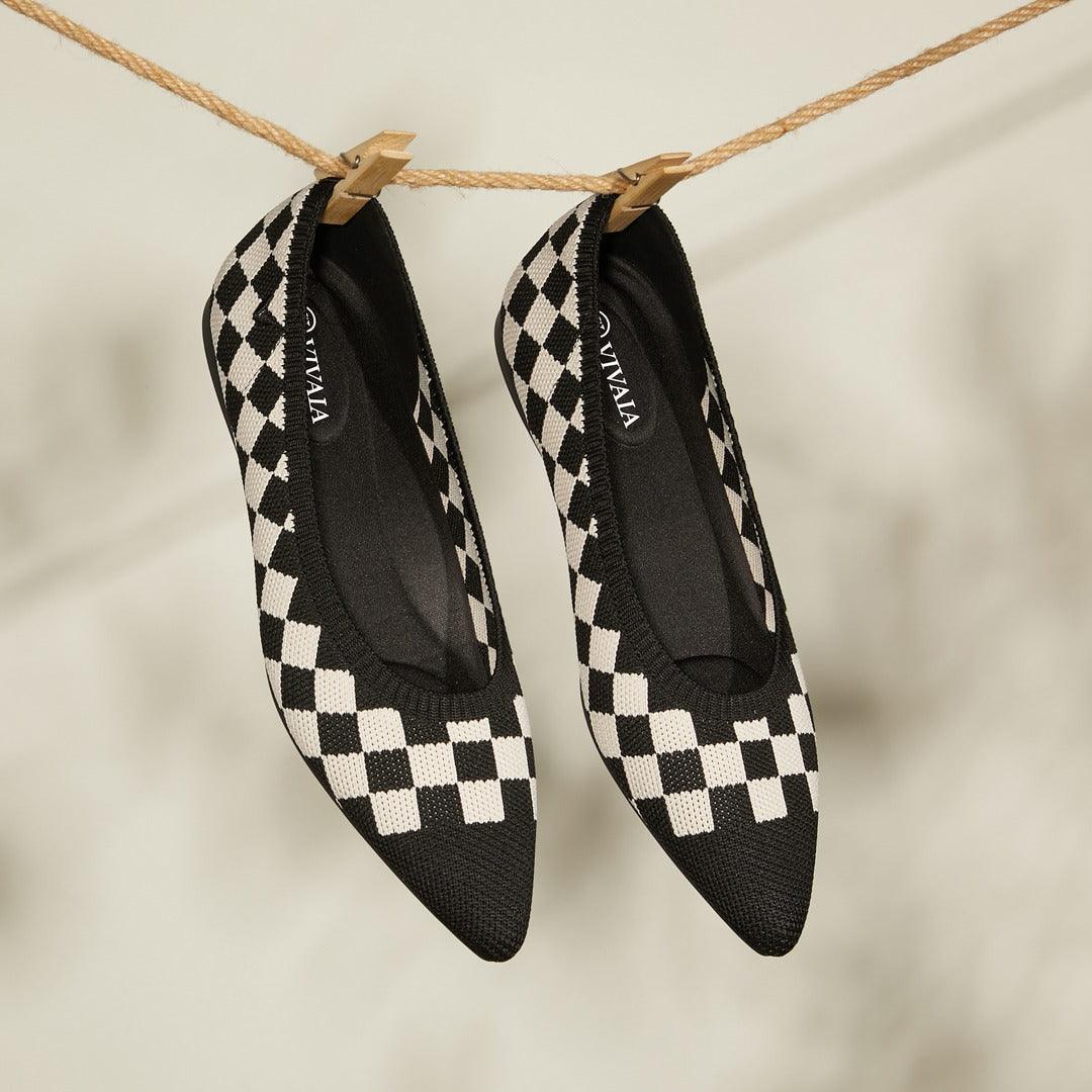 [Aria 5°] ポインテッドトゥ フラットシューズ